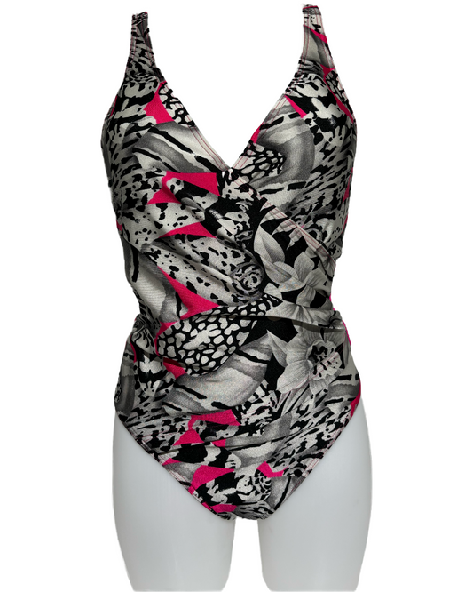 Monochrome Passion 90s Abstract Jednodelni Kupaći HELM:VNTG