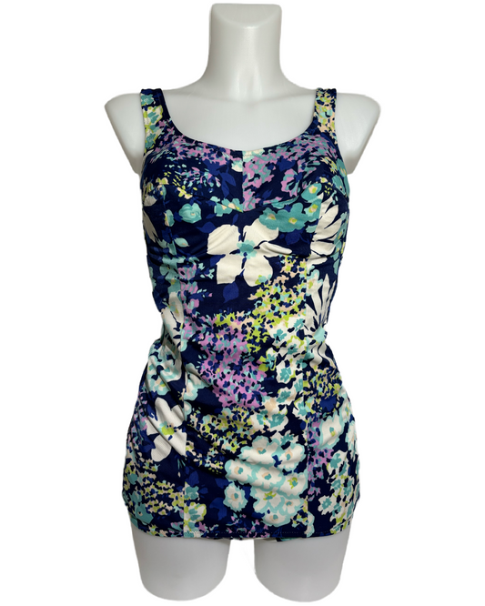 Floral Symphony 80s Jednodelni Kupaći HELM:VNTG