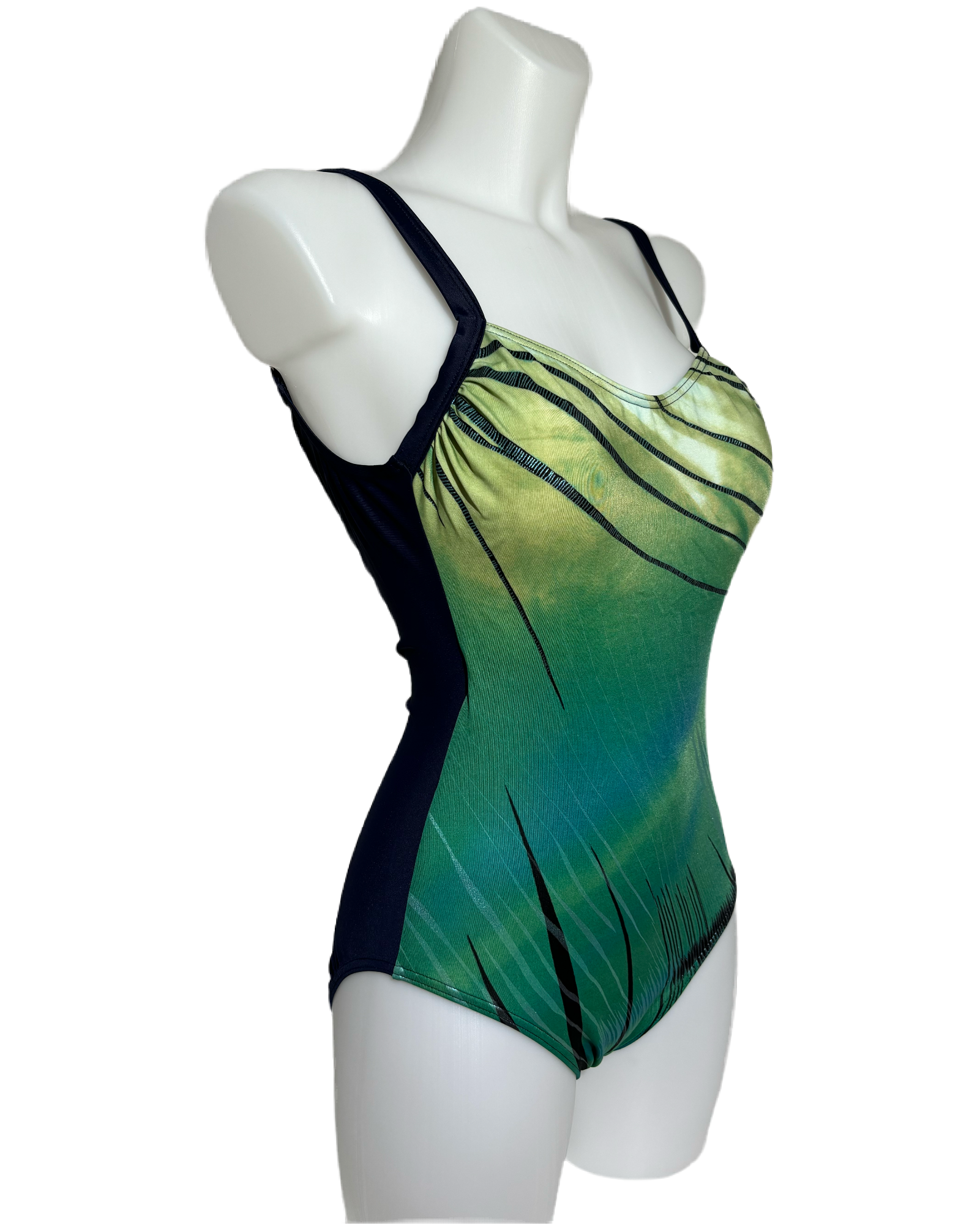 Ocean Breeze 80s Abstract Jednodelni Kupaći HELM:VNTG