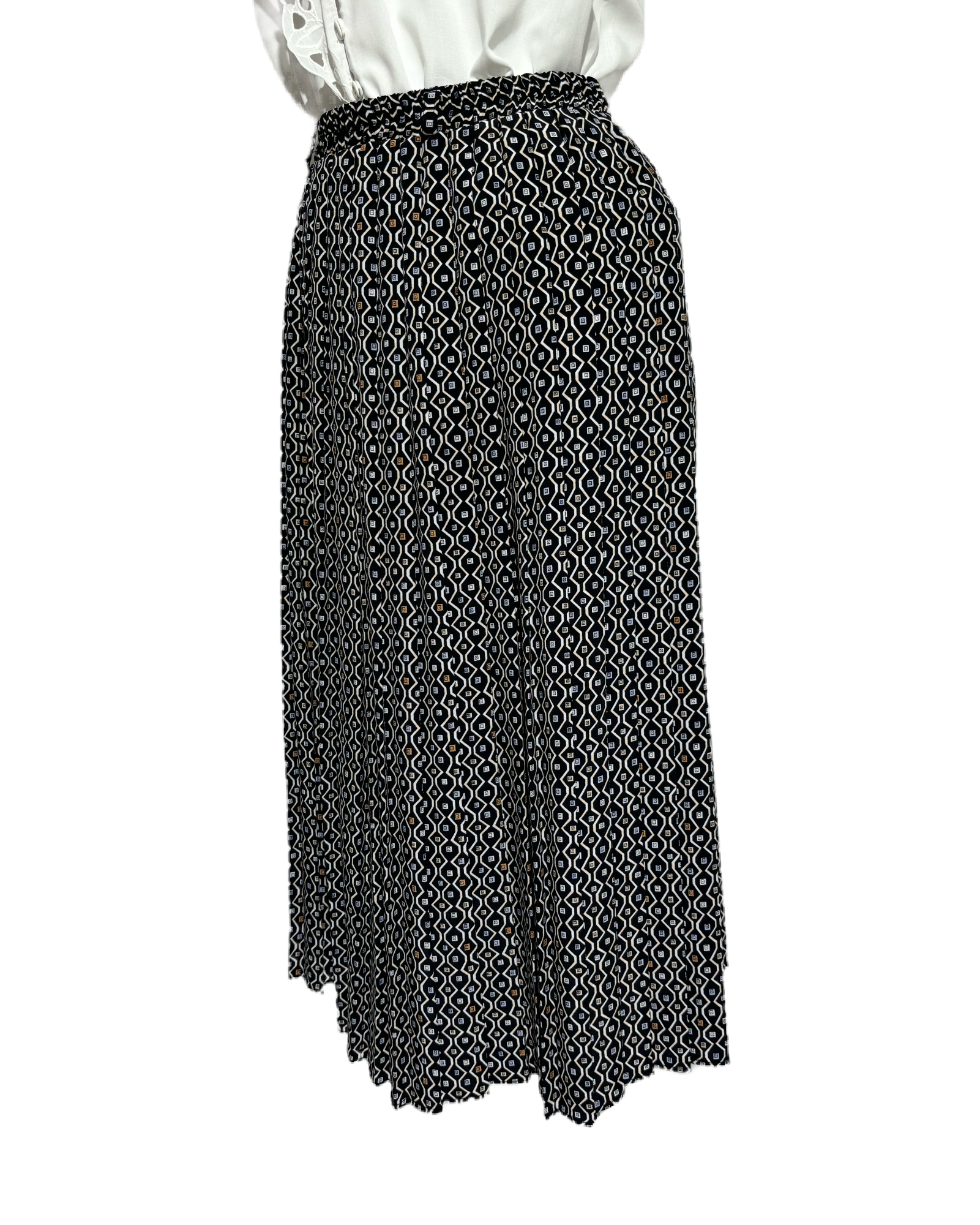 Geometric Harmony 90s Pattern Suknja HELM:VNTG
