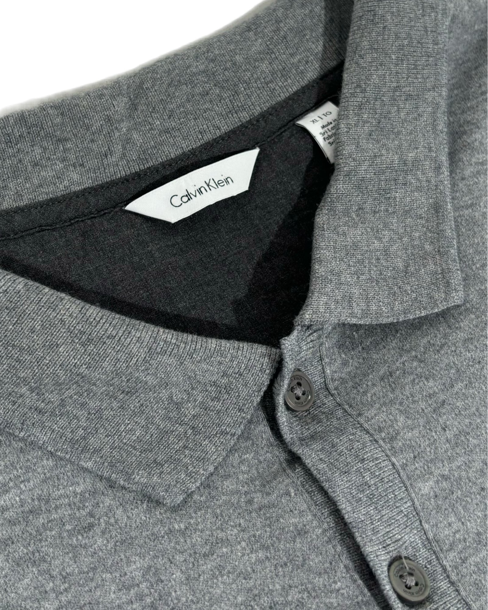 Calvin Klein Classic Grey Polo Majica Calvin Klein