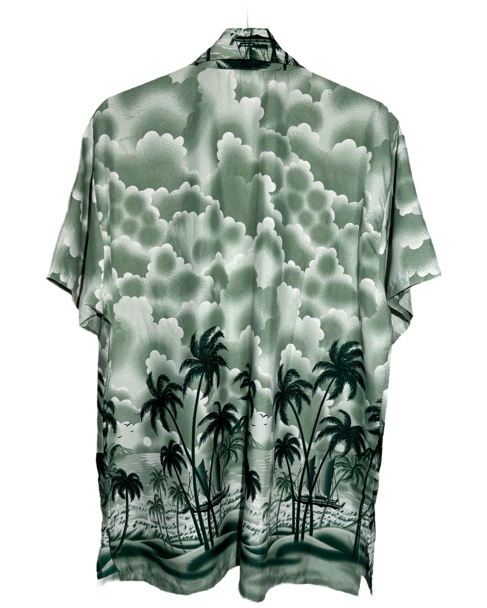 Emerald Paradise 90s Hawaiian Košulja HELM:VNTG