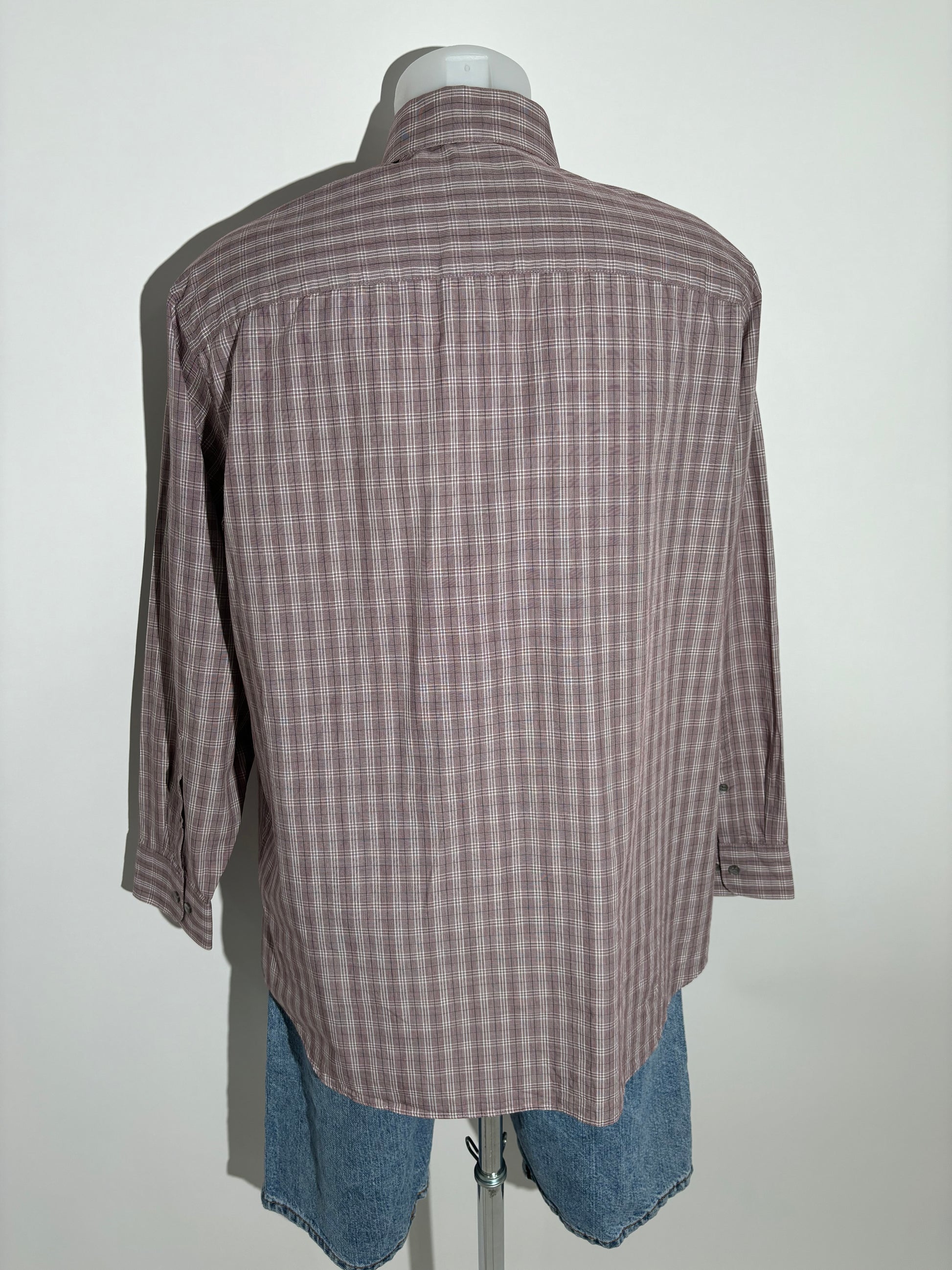 Calvin Klein Brown Pink Checkered Košulja Calvin Klein