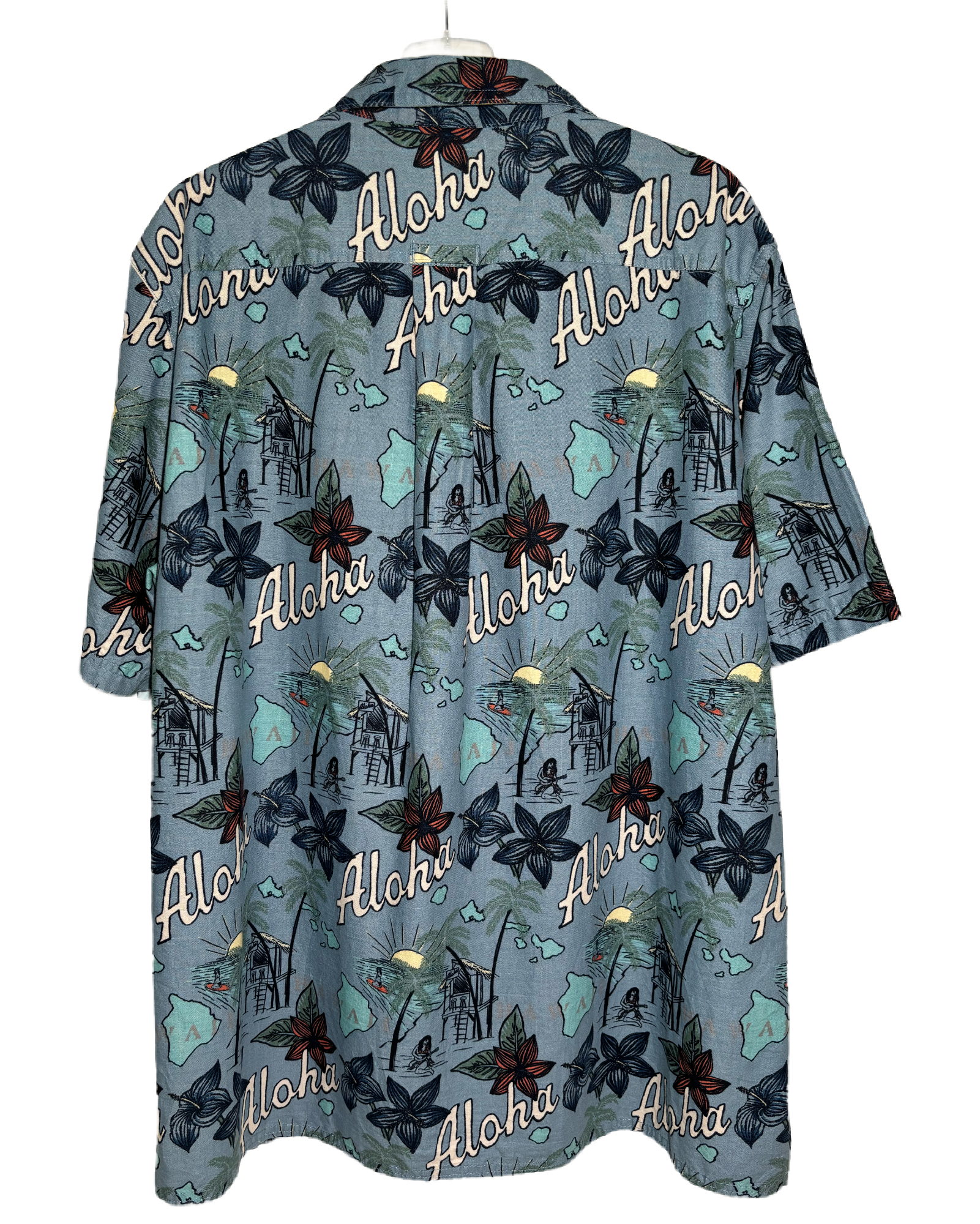 Aloha Vibes 80s Hawaiian Košulja HELM:VNTG