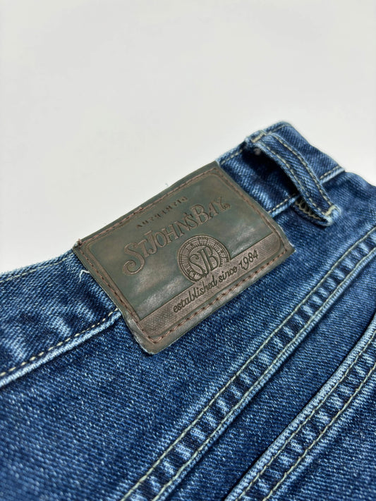 Classic Retro Denim Summer Bermude HELM:VNTG