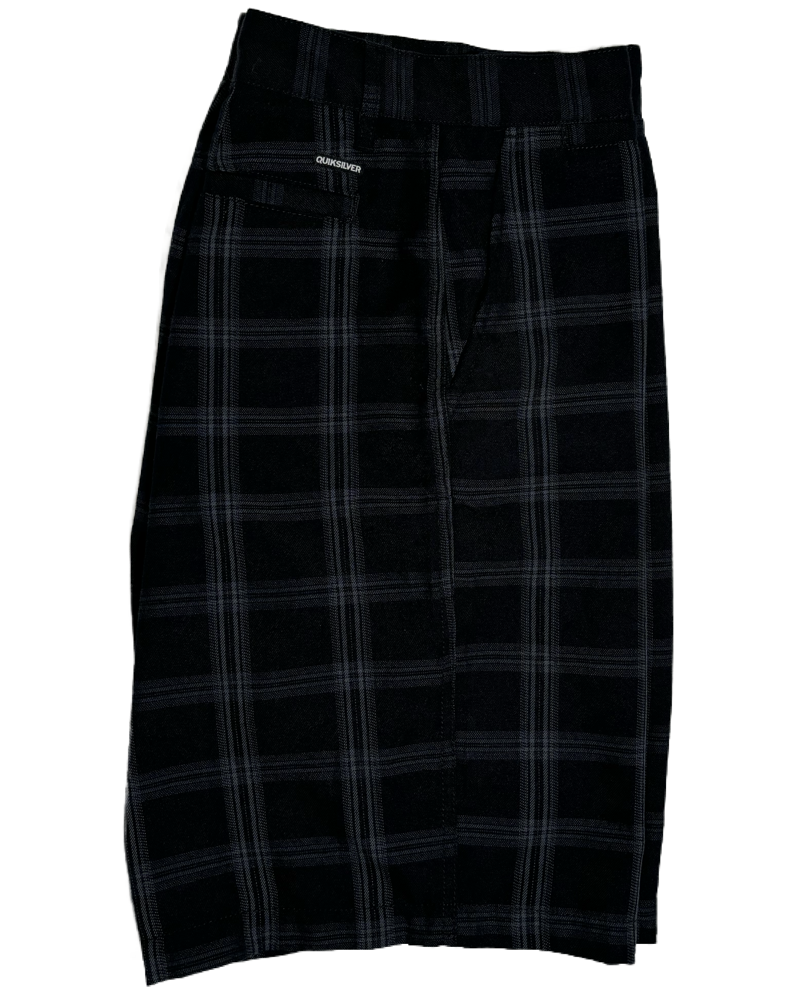 Quicksilver Silver Checkered Bermude HELM:VNTG