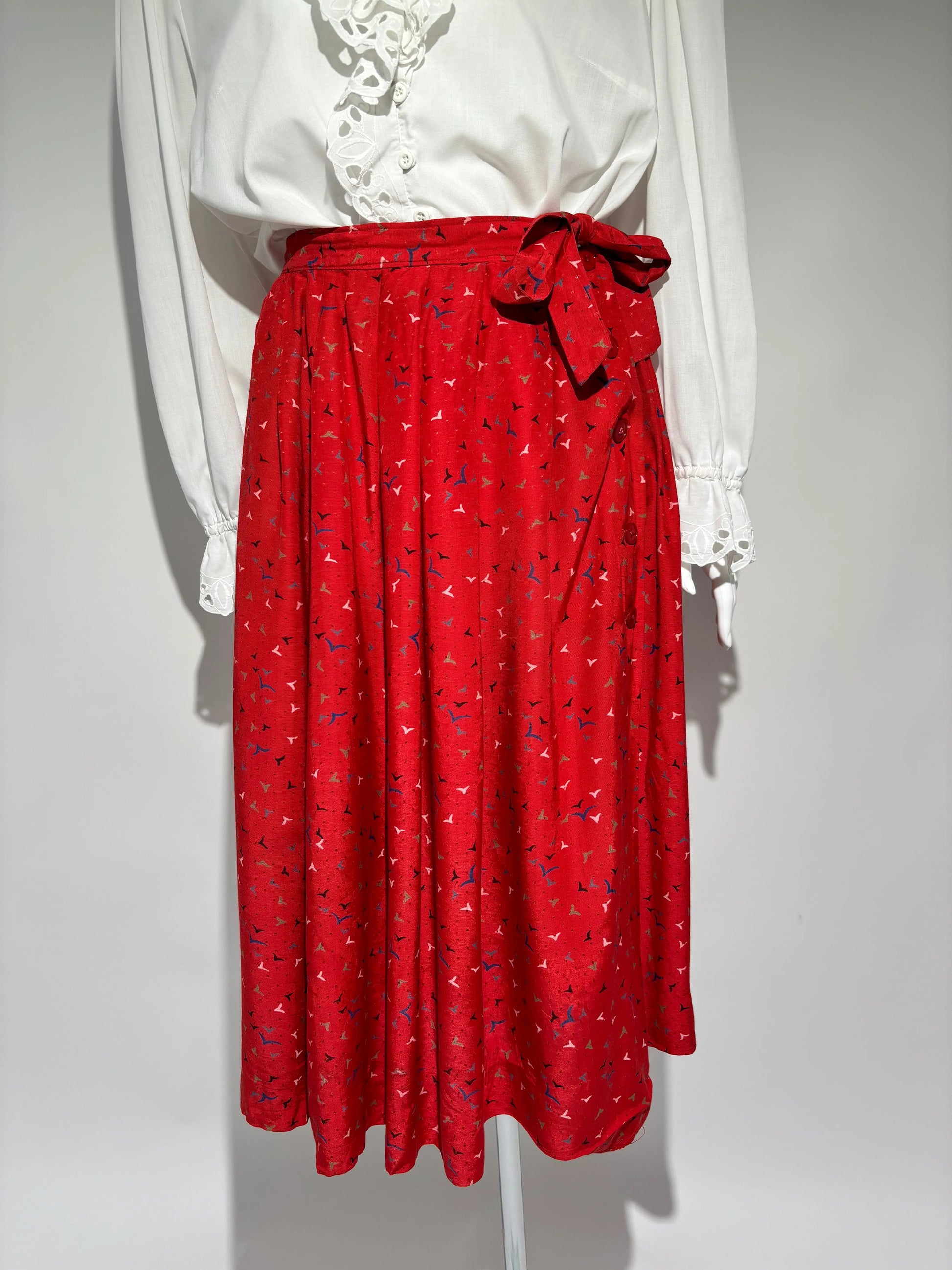 Red Birdsong 90s Suknja HELM:VNTG