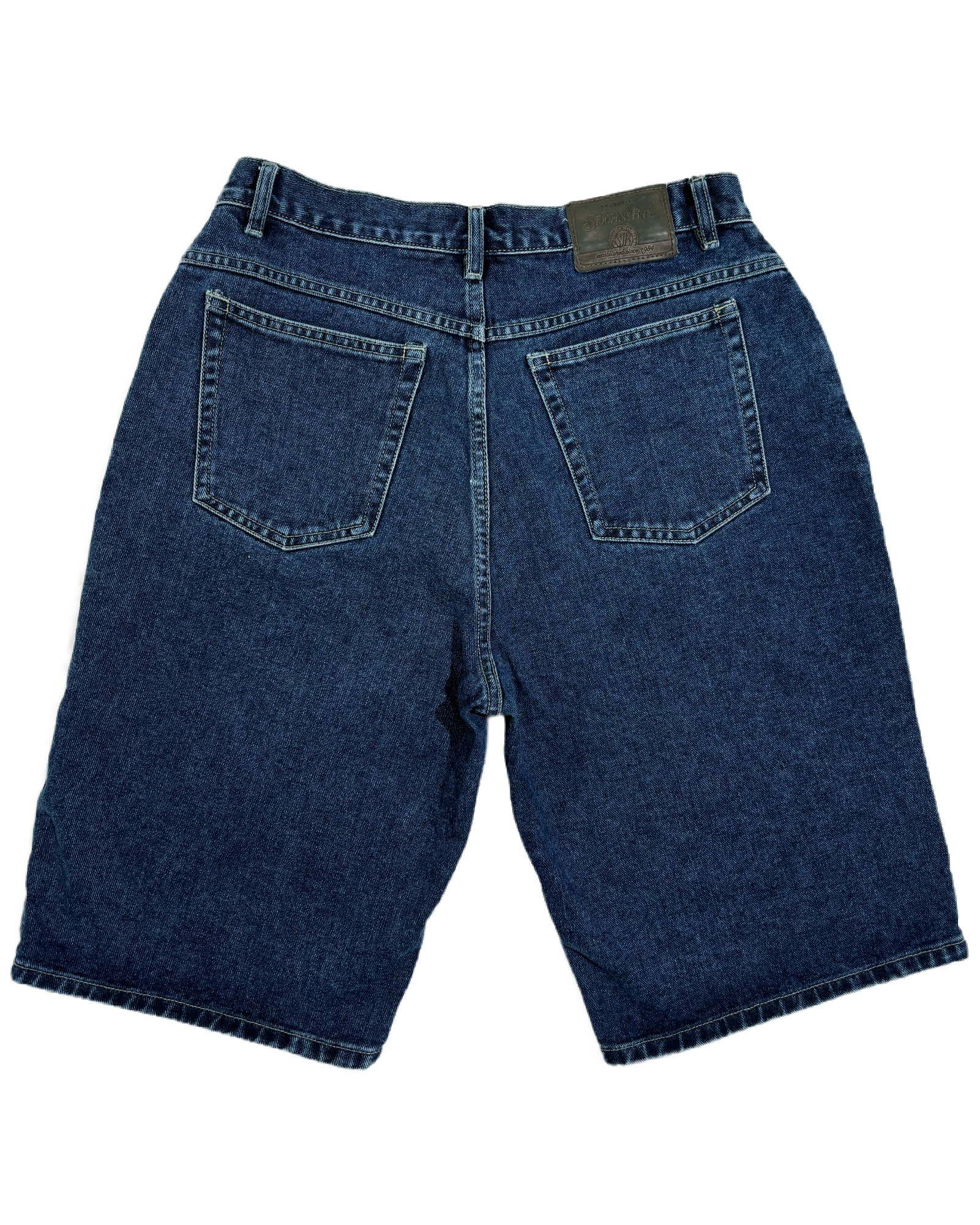 Classic Retro Denim Summer Bermude HELM:VNTG