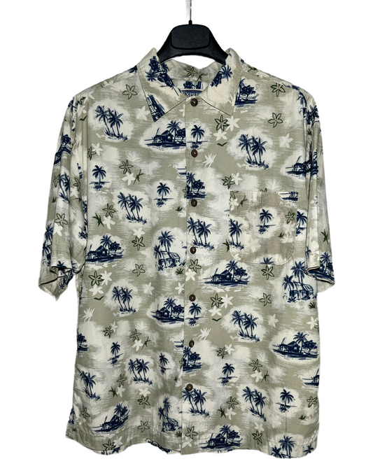 Island Getaway 80s Hawaiian Košulja HELM:VNTG