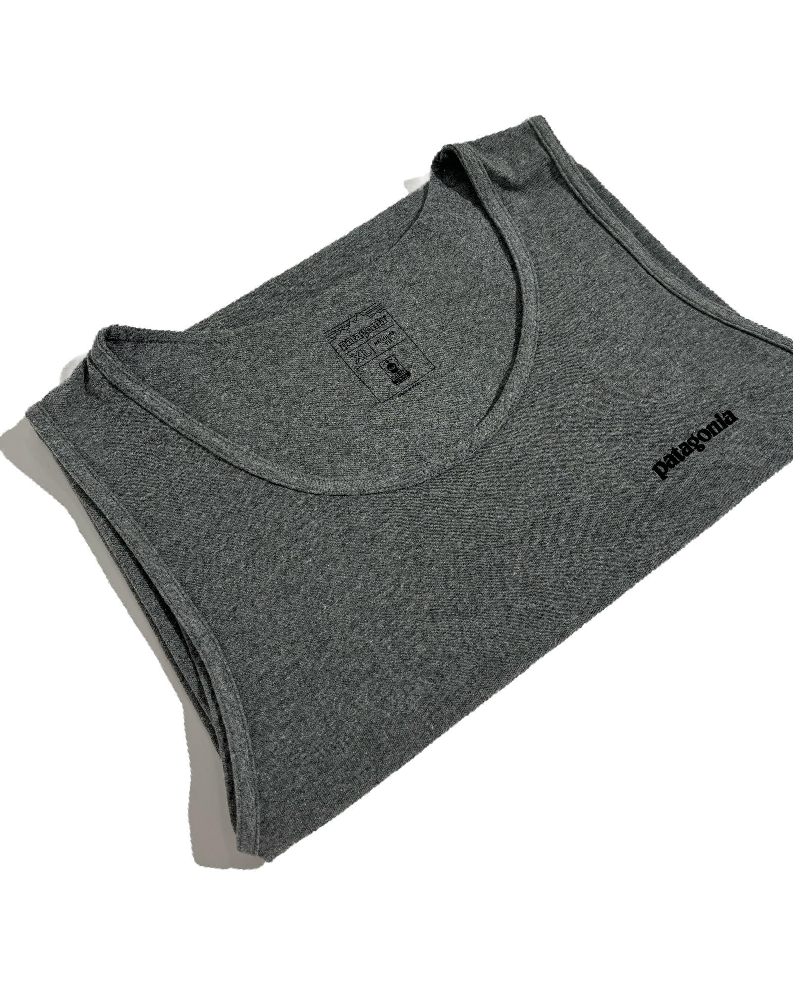 Patagonia Logo No Sleeve Grey Majica Patagonia