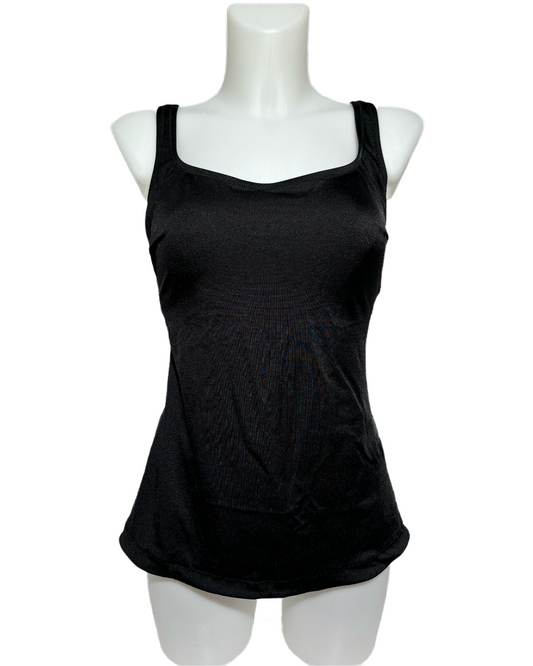 Elegant Noir 80s Minimalist Jednodelni Kupaći HELM:VNTG