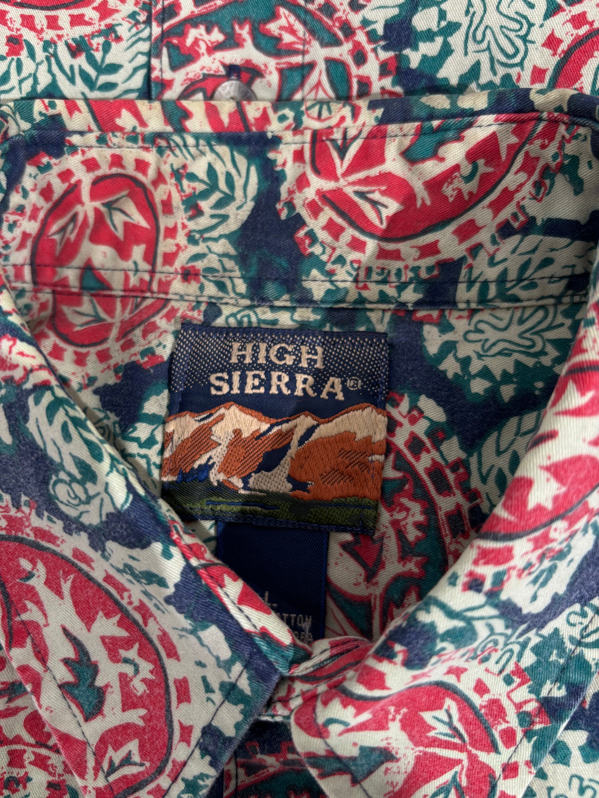 Meadow Green 90s Chill Košulja HELM:VNTG