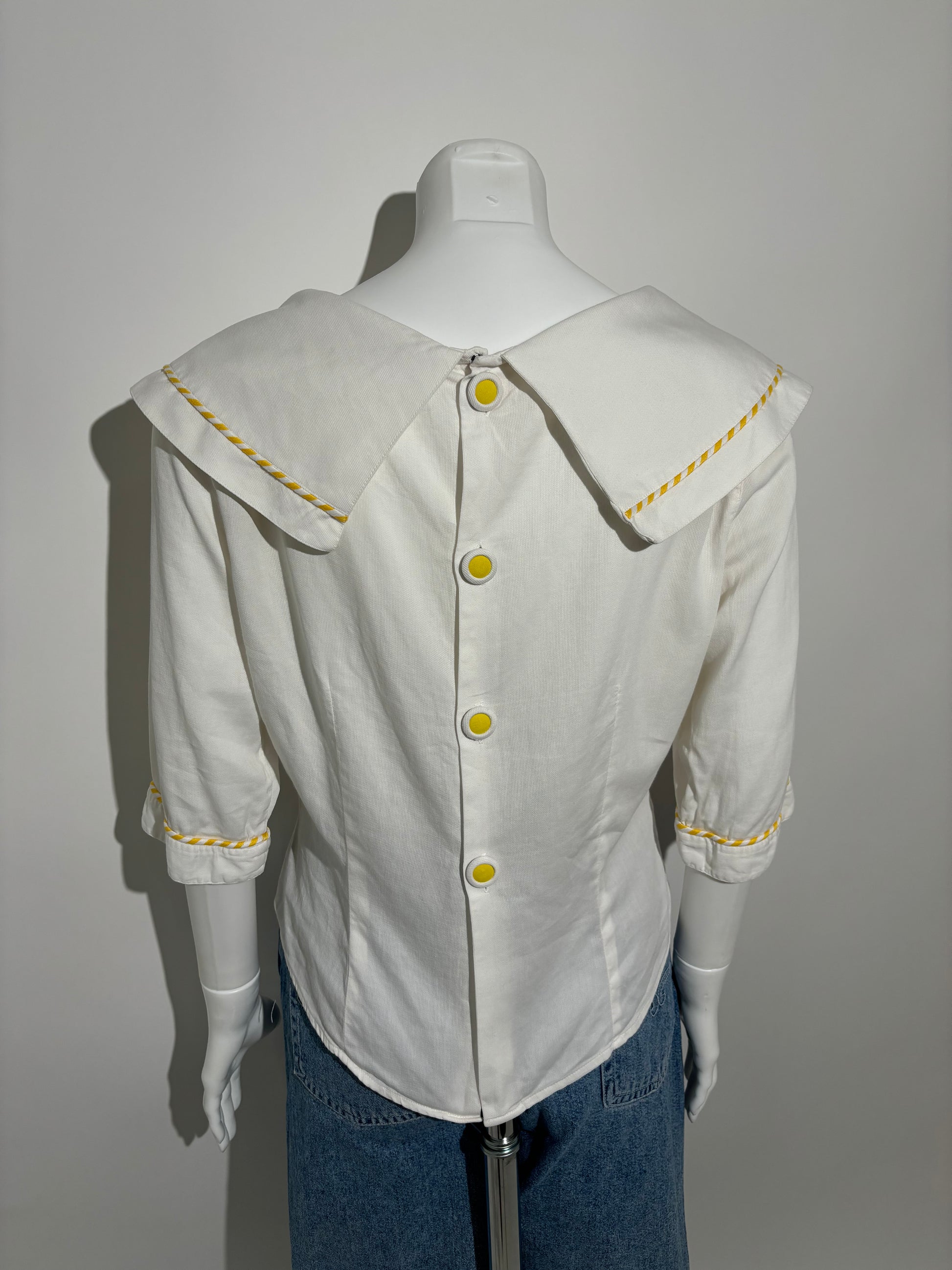 Sunlit Sailor 80s Vintage Bluza HELM:VNTG