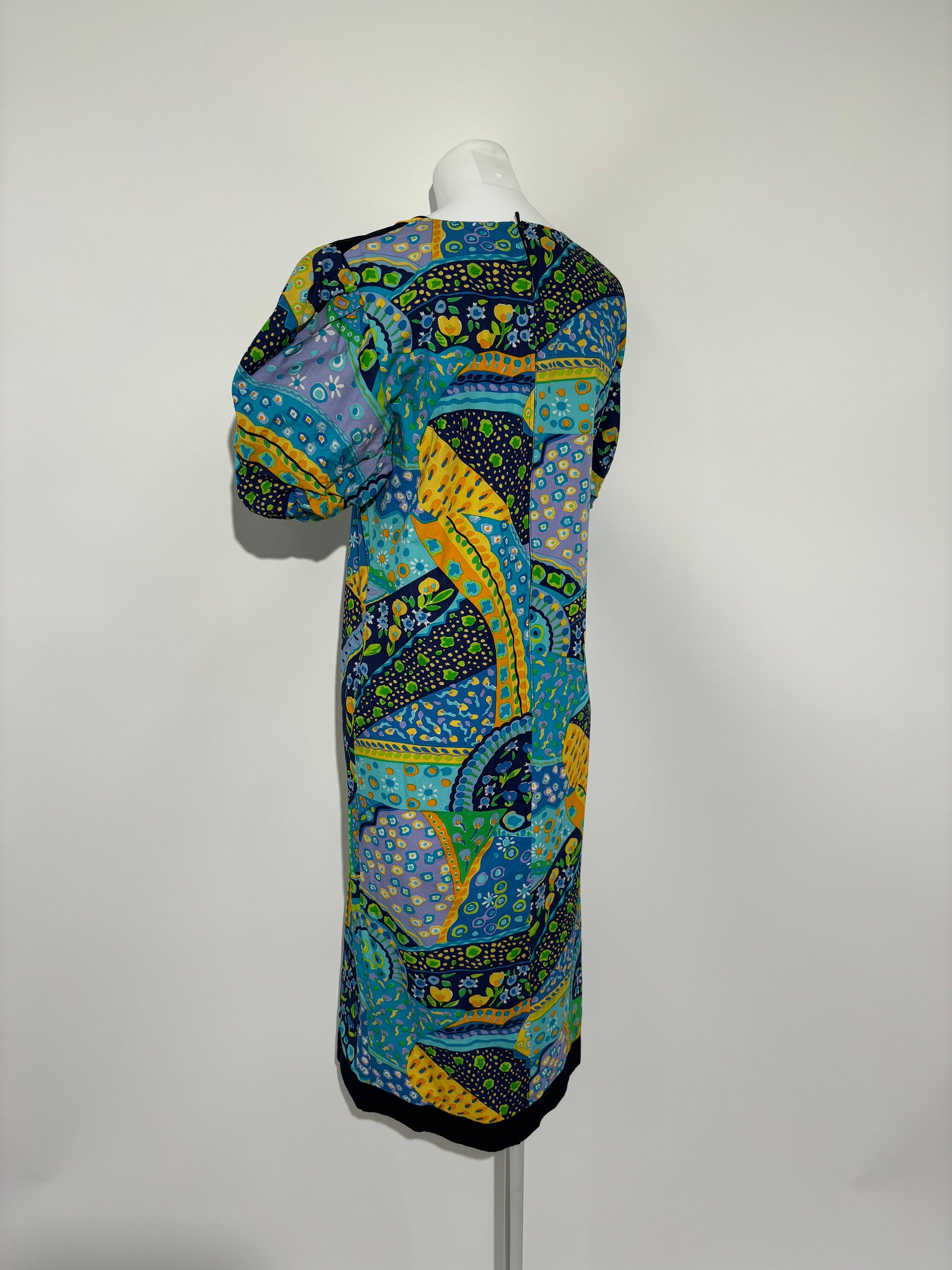 Summer Artist 70s Abstract Haljina HELM:VNTG