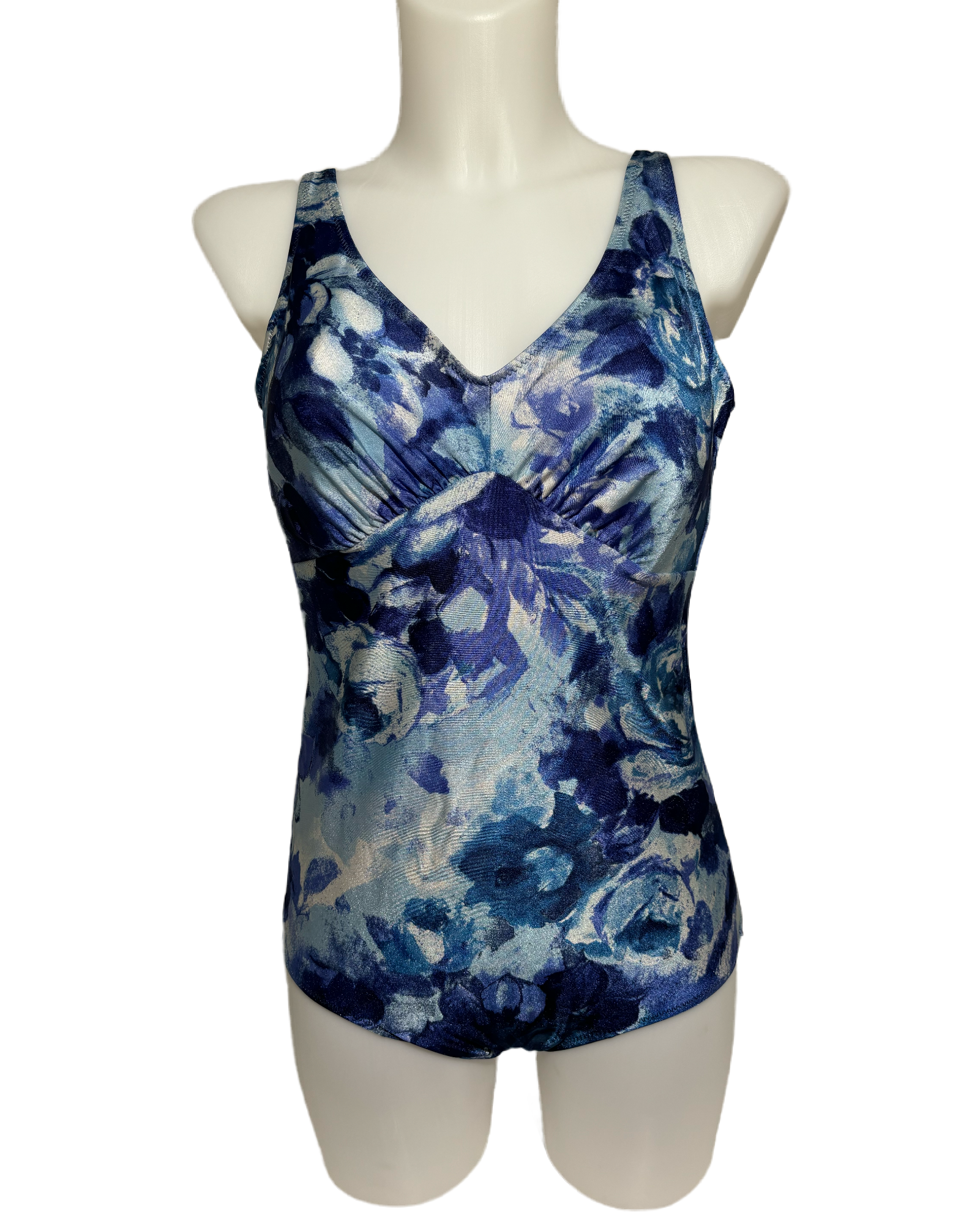 Oceanic Serenity 80s Watercolor Jednodelni Kupaći HELM:VNTG