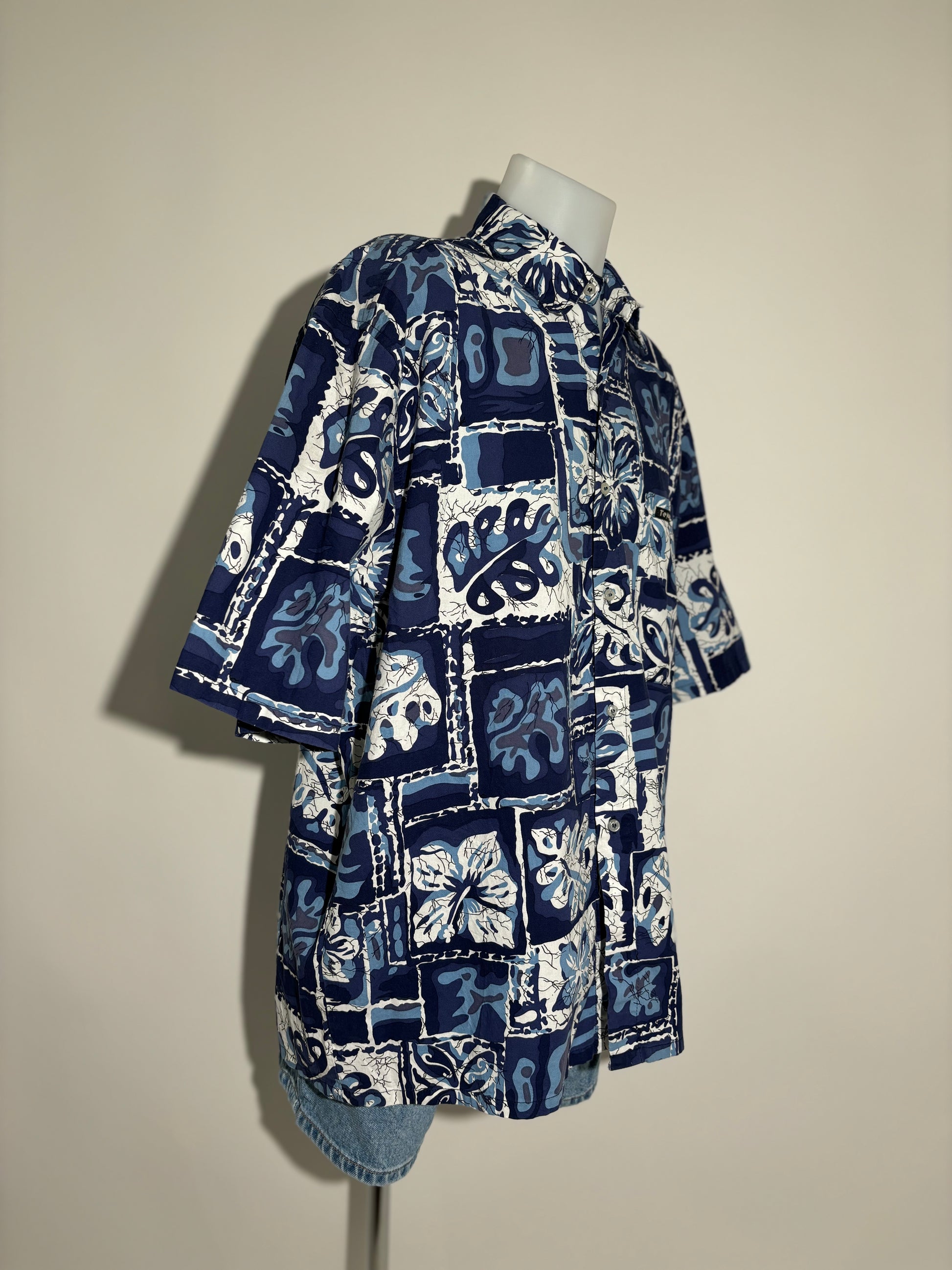 Azure Breeze 80s Hawaiian Košulja HELM:VNTG