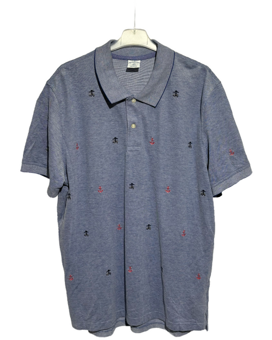 Brooks Brothers Sky Blue Polo Majica Brooks Brothers