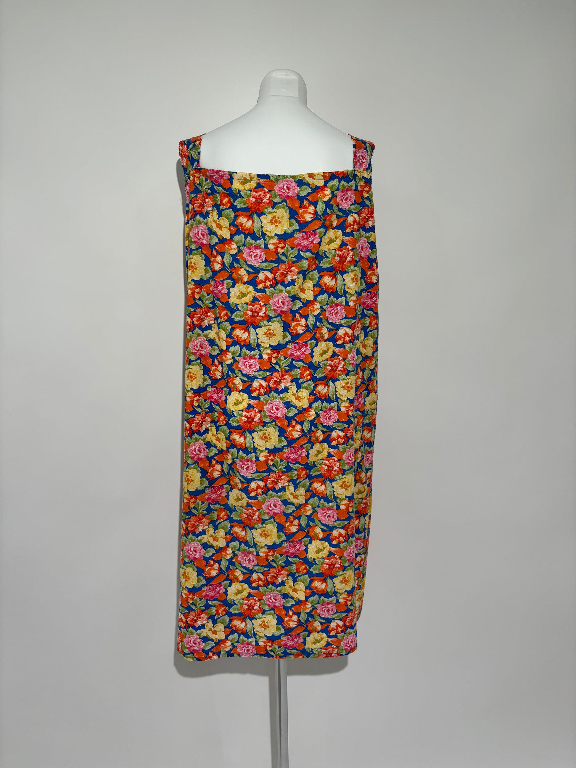 Summer Flower 70s Floral Haljina HELM:VNTG