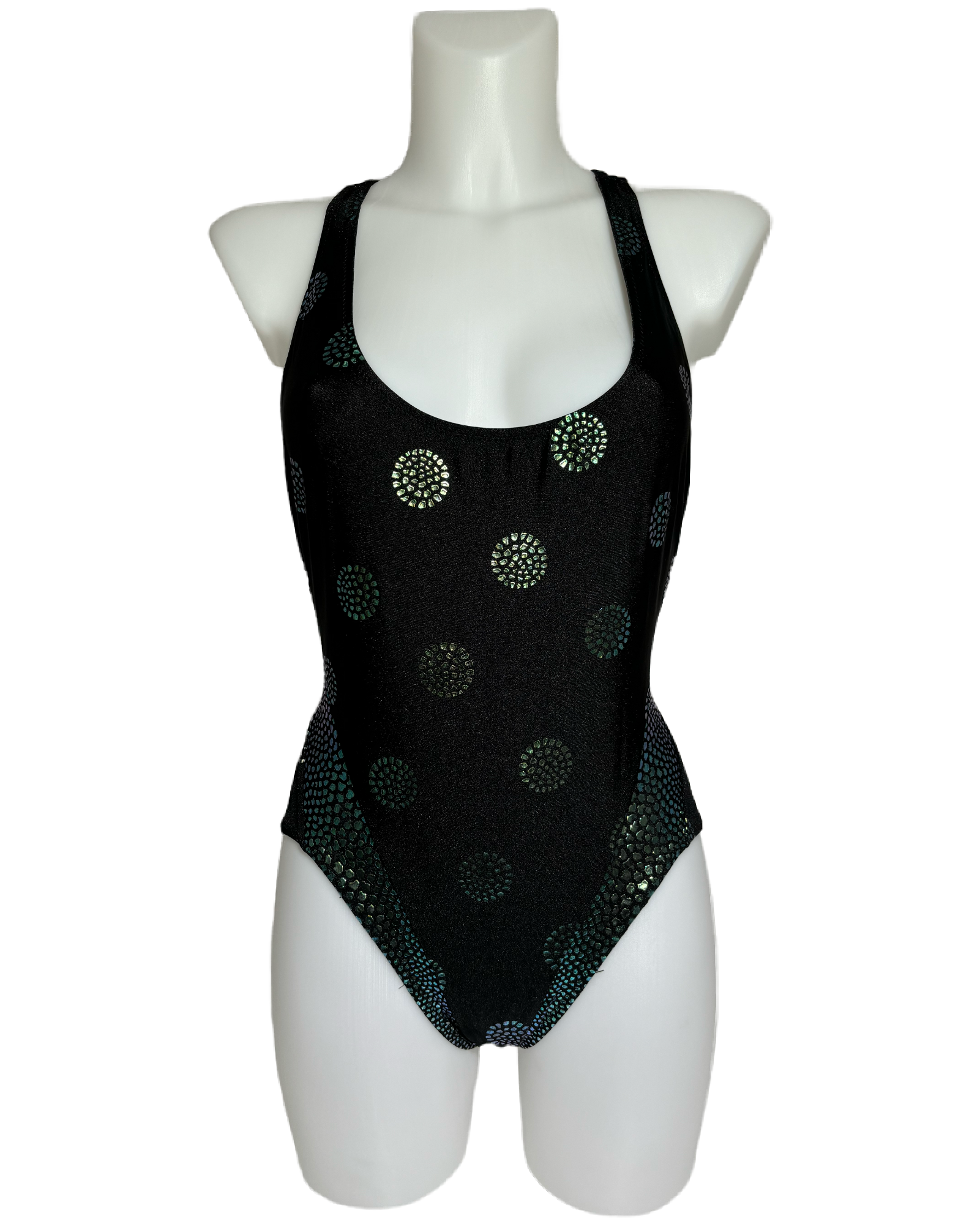 Vibrant Elegance 80s Jednodelni Kupaći HELM:VNTG