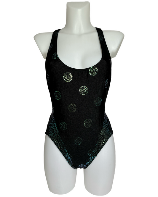 Vibrant Elegance 80s Jednodelni Kupaći HELM:VNTG