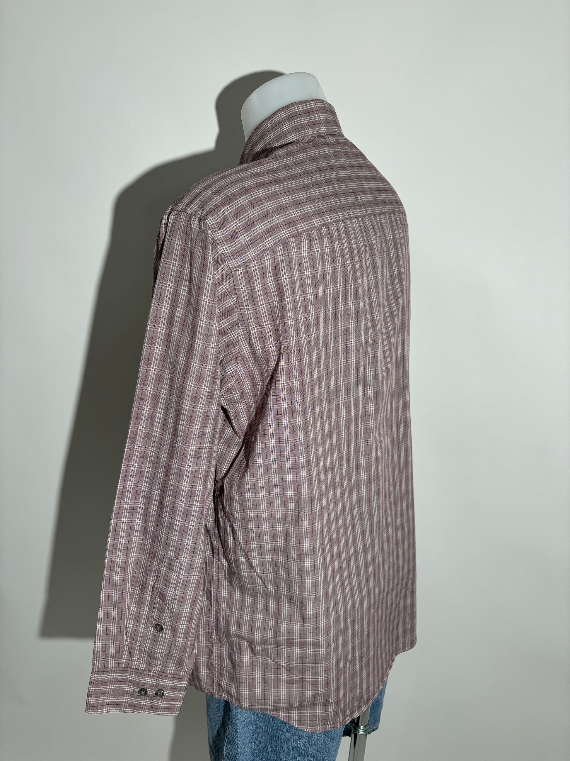 Calvin Klein Brown Pink Checkered Košulja Calvin Klein