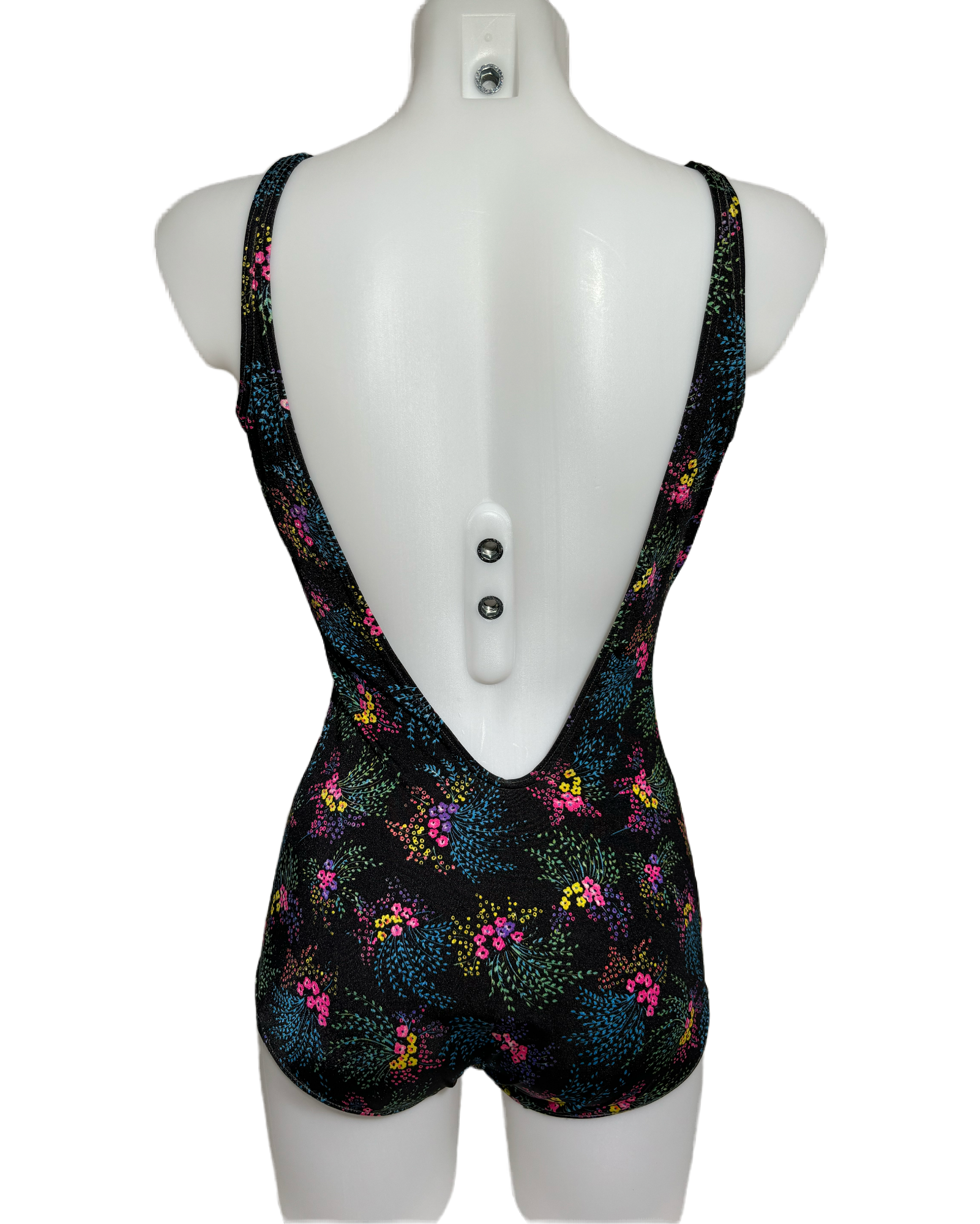 Night Garden 80s Floral Jednodelni Kupaći HELM:VNTG