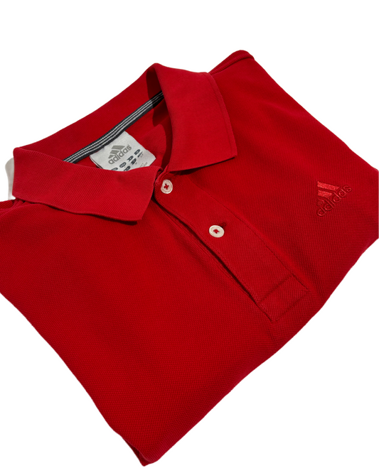 Adidas Red Classic Polo Majica Adidas