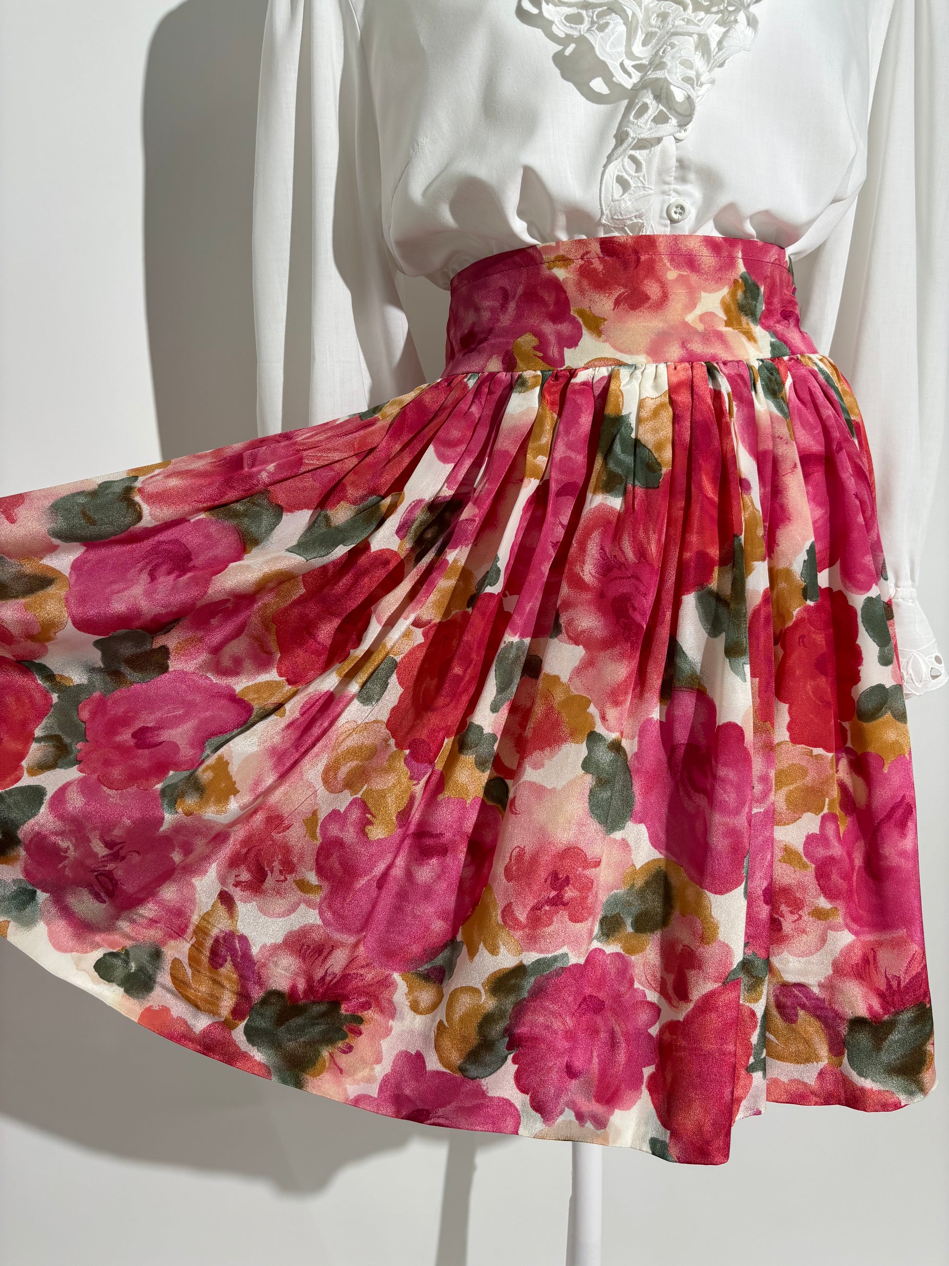 Spring Blossom 80s Suknja HELM:VNTG