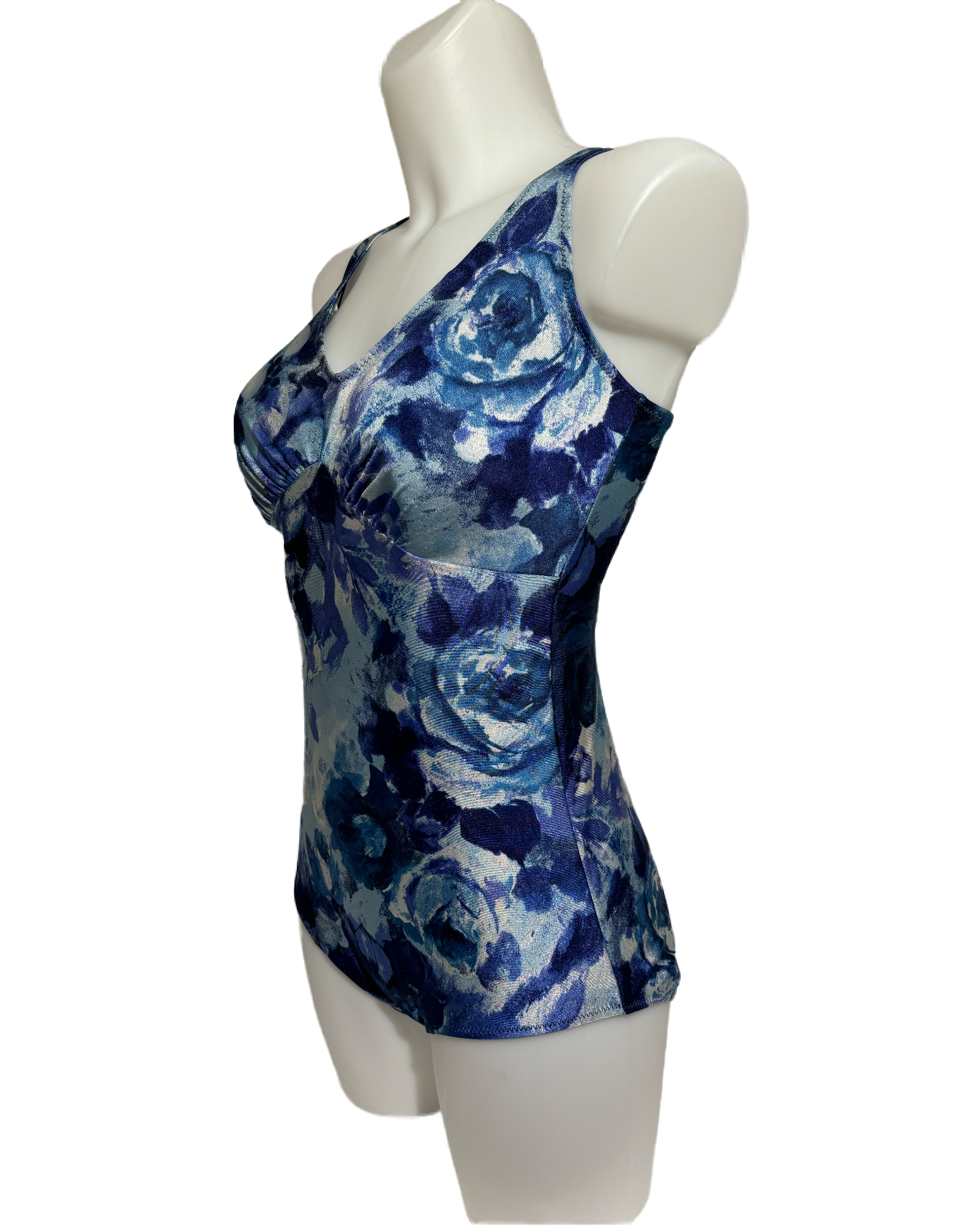 Oceanic Serenity 80s Watercolor Jednodelni Kupaći HELM:VNTG