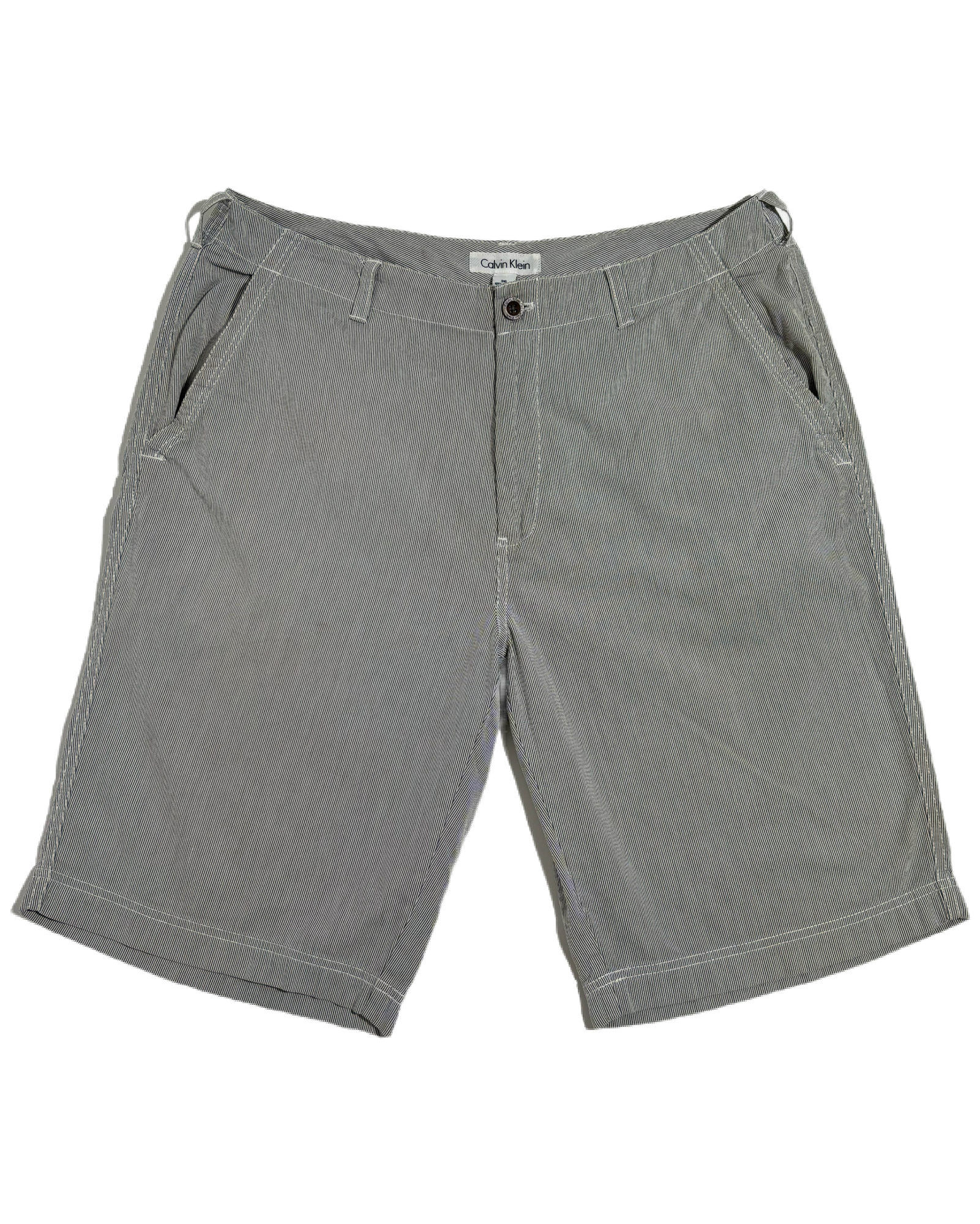 Calvin Klein Grey Striped Classic Bermude Calvin Klein