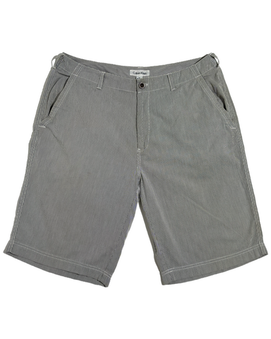 Calvin Klein Grey Striped Classic Bermude Calvin Klein