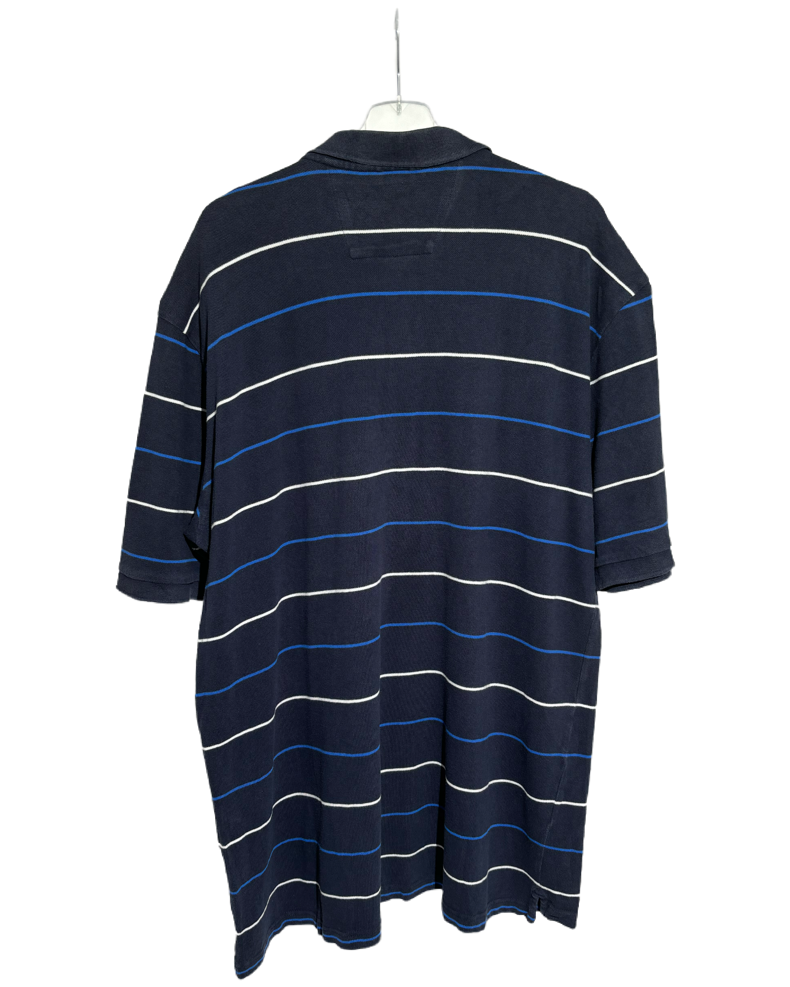 Nautica Navy Blue Striped Polo Majica Nautica
