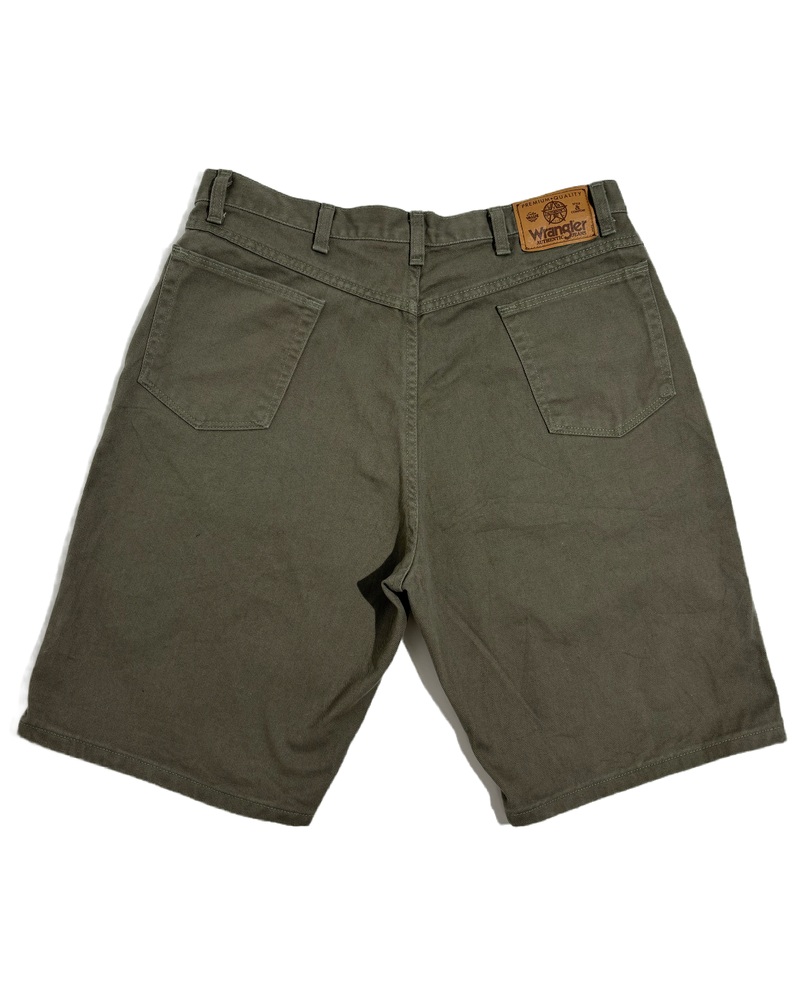Wrangler Classic Olive Denim Bermude