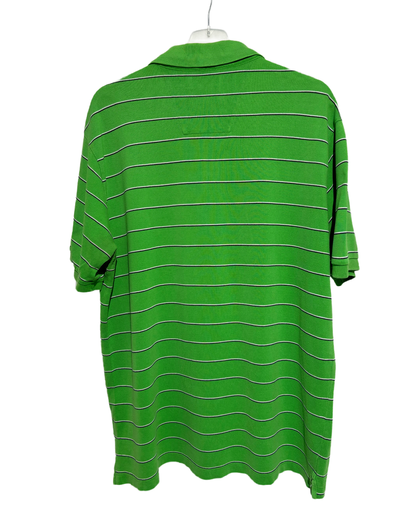 Nautica Vibrant Green Striped Polo Majica Nautica