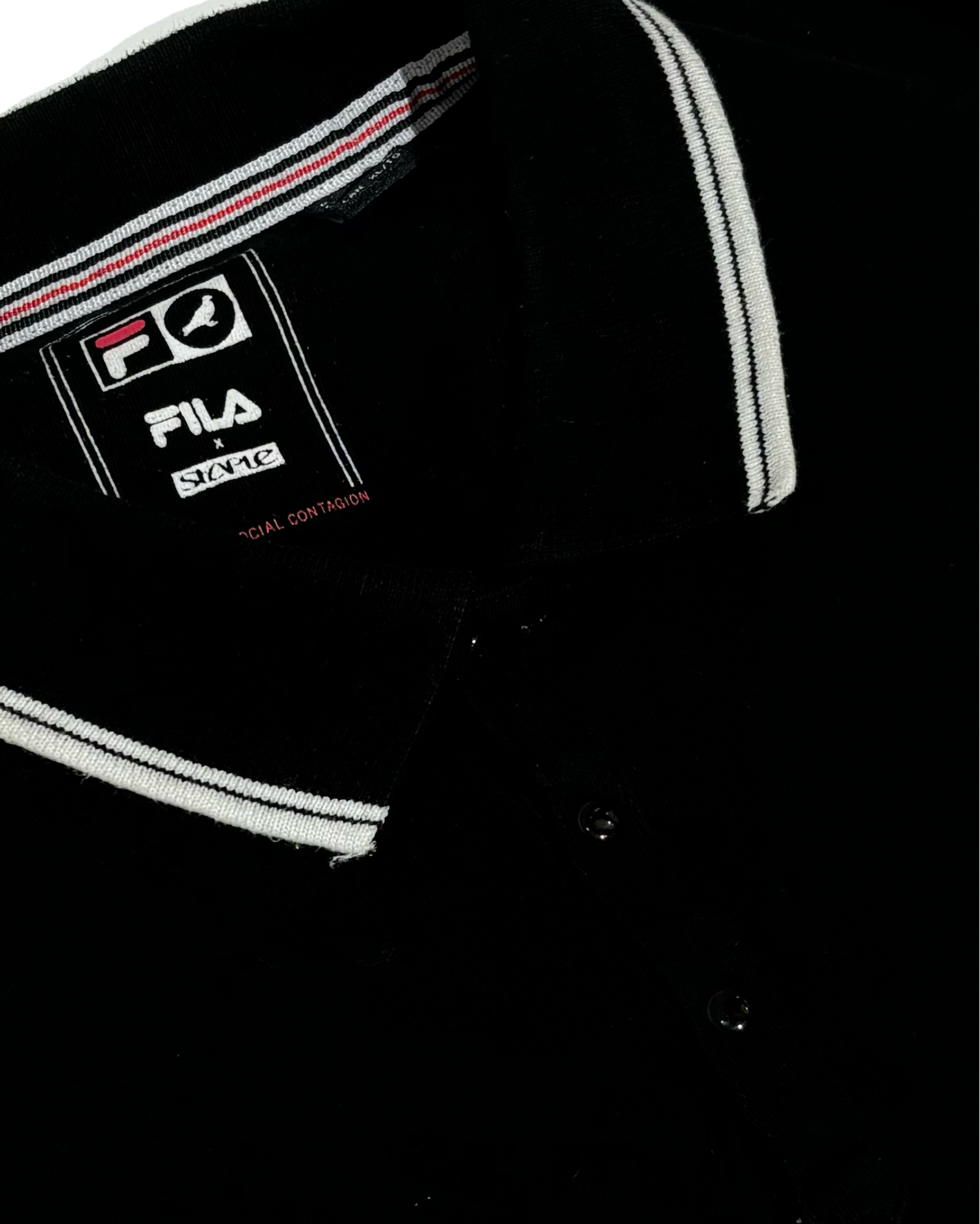 Fila x Staple Retro Black Polo Majica Fila