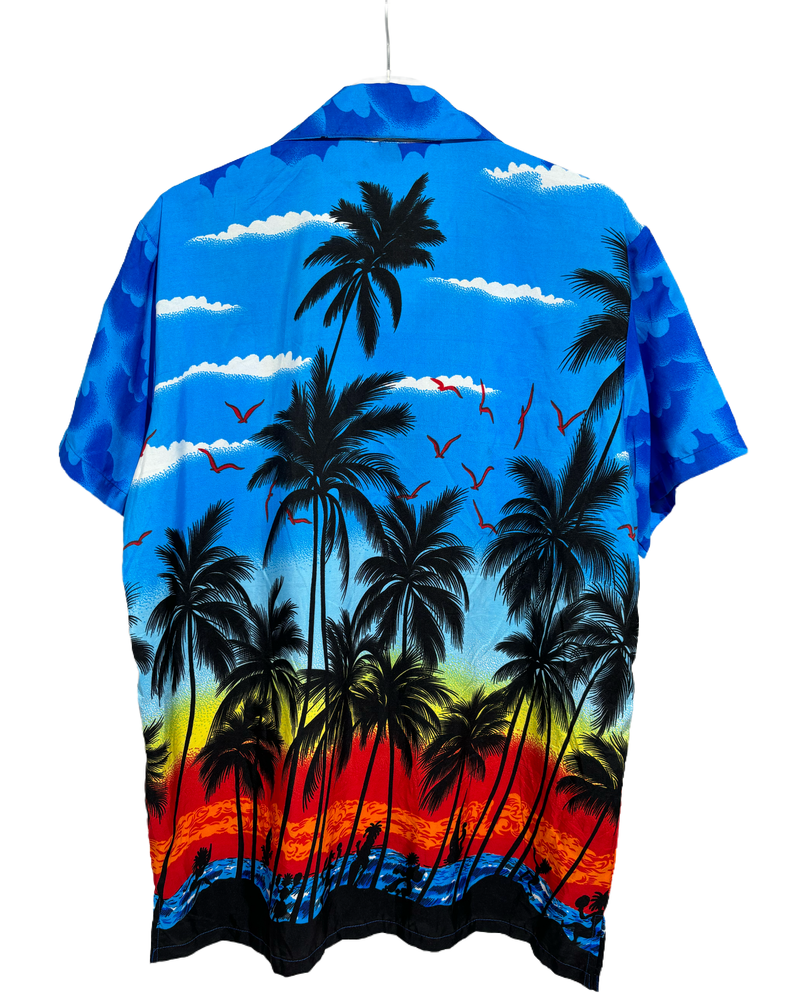 Sunset Paradise 90s Hawaiian Košulja HELM:VNTG