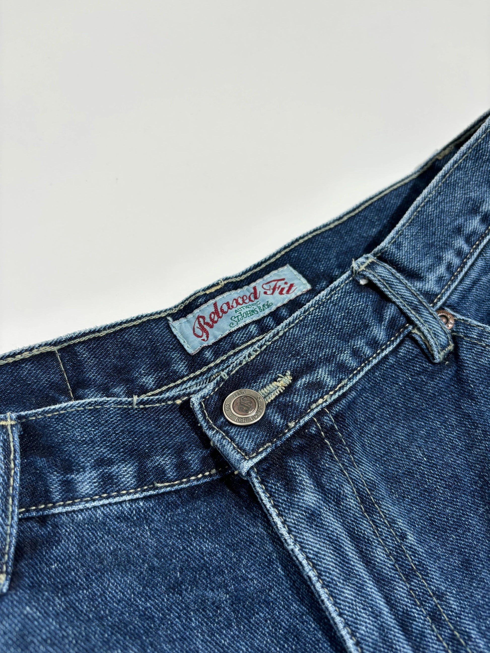 Classic Retro Denim Summer Bermude HELM:VNTG