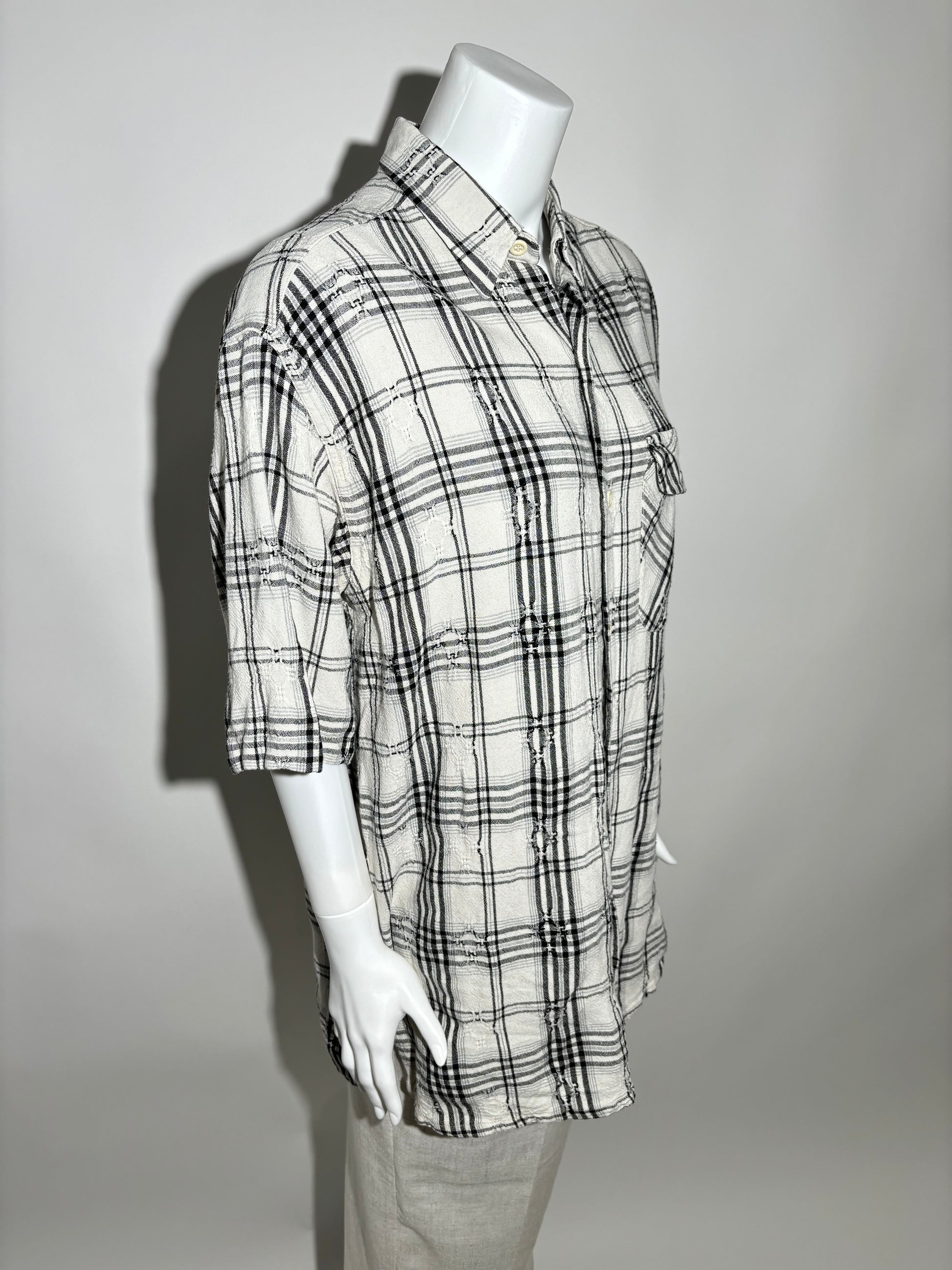 Grunge Plaid 90s Košulja HELM:VNTG