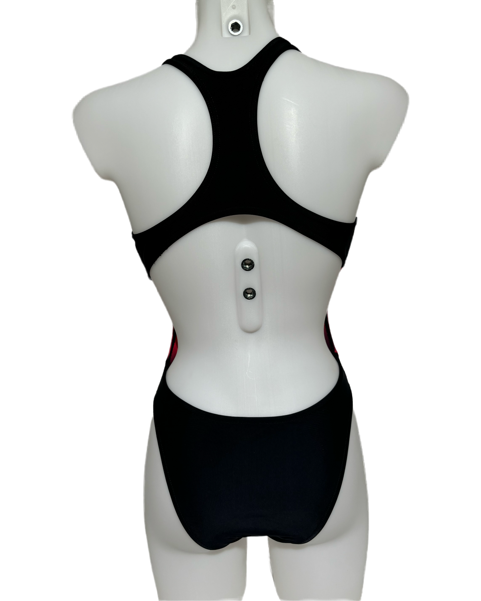 Crimson Fade 90s Gradient Jednodelni Kupaći HELM:VNTG