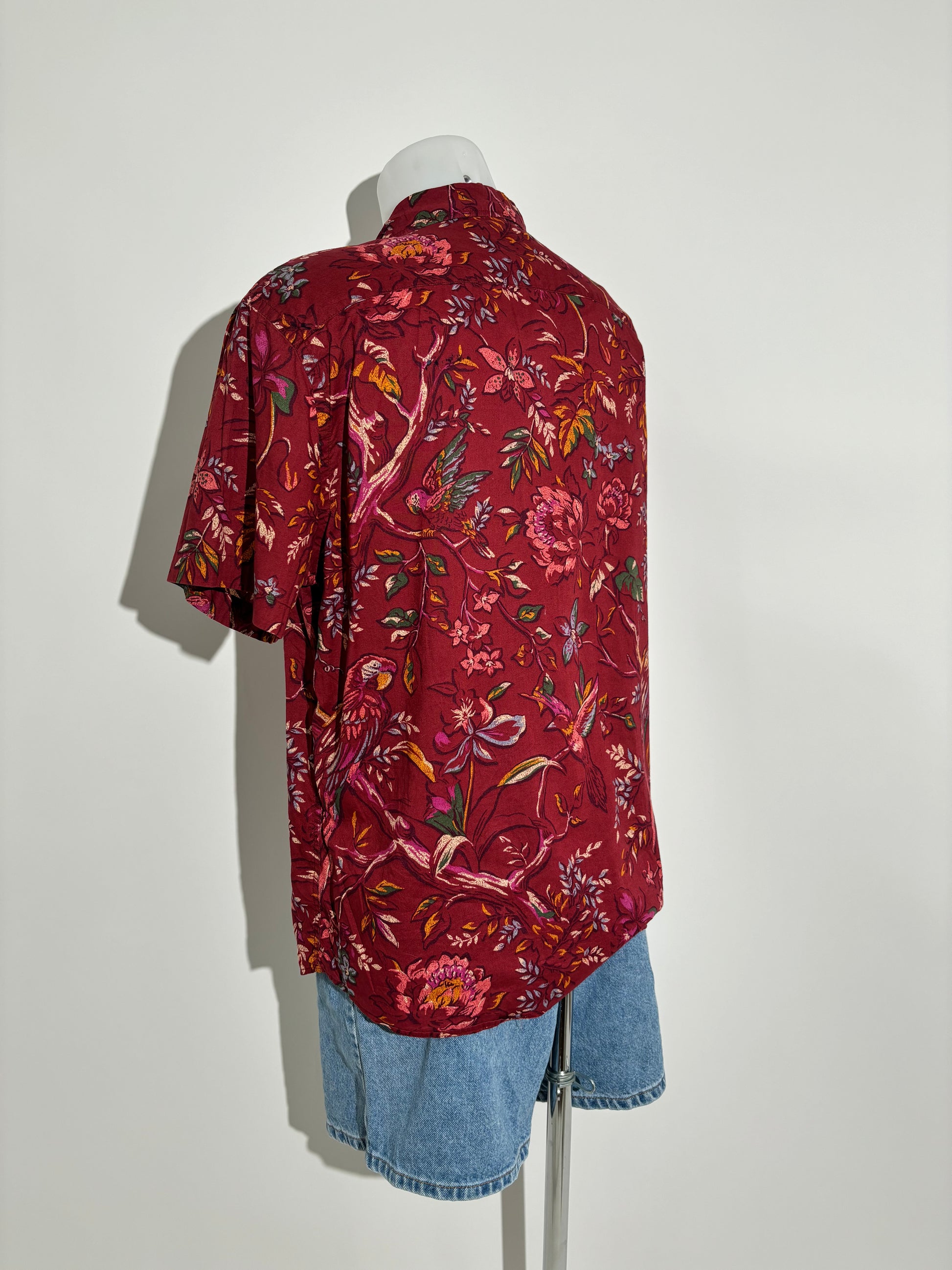 American Eagle Rustic Flora Hawaiian Košulja HELM:VNTG