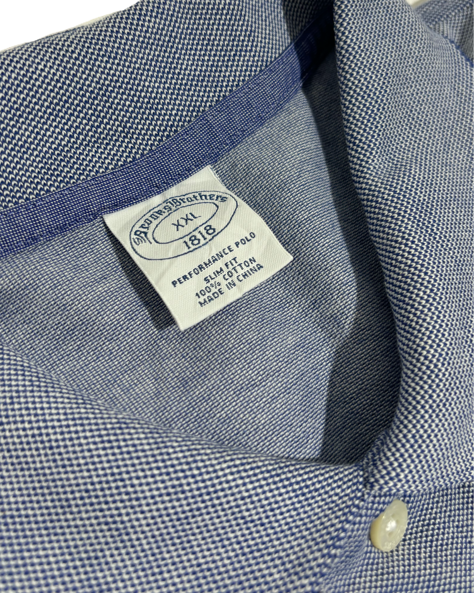 Brooks Brothers Sky Blue Polo Majica Brooks Brothers