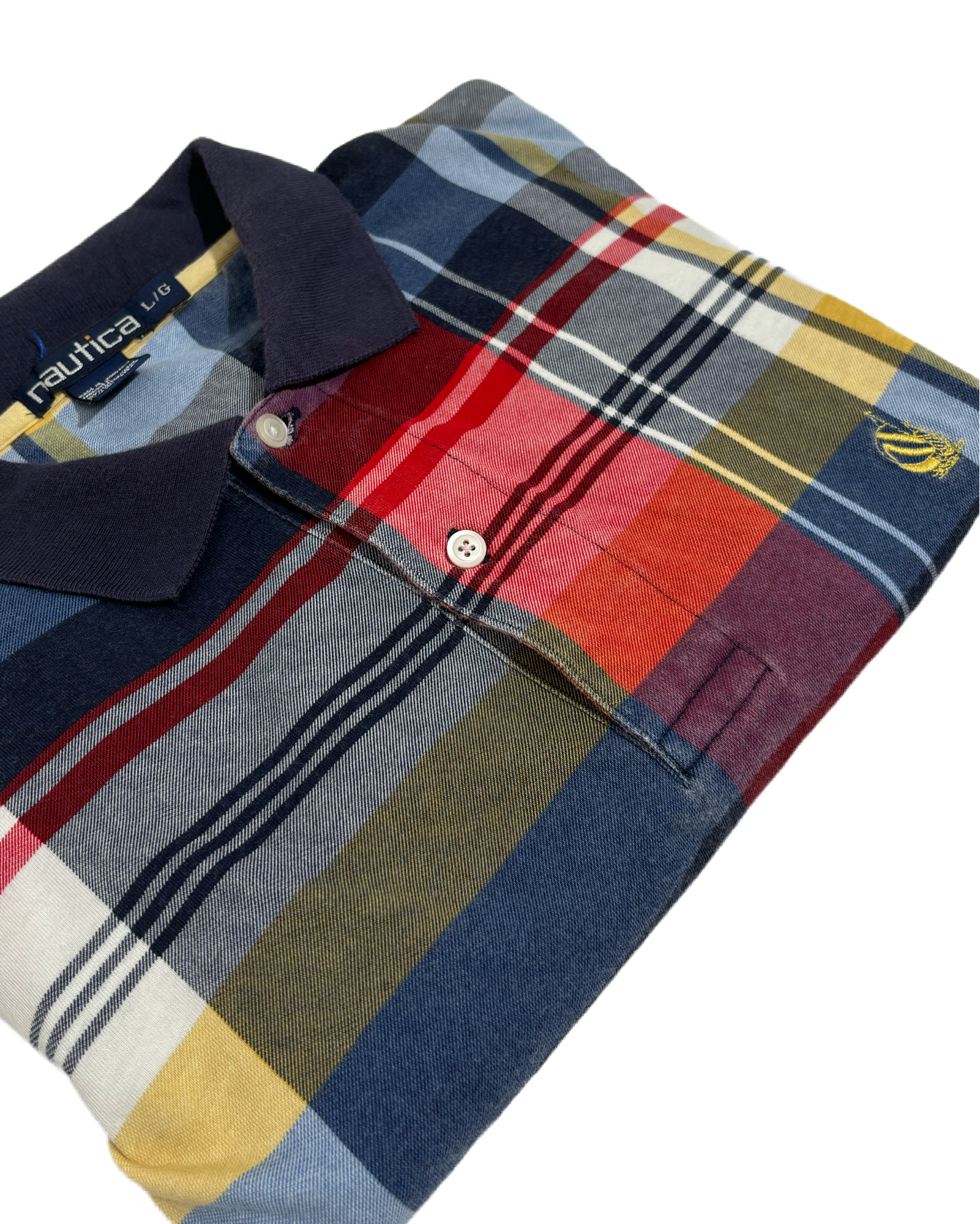 Nautica Bold Multicolor Checkered Polo Majica Nautica