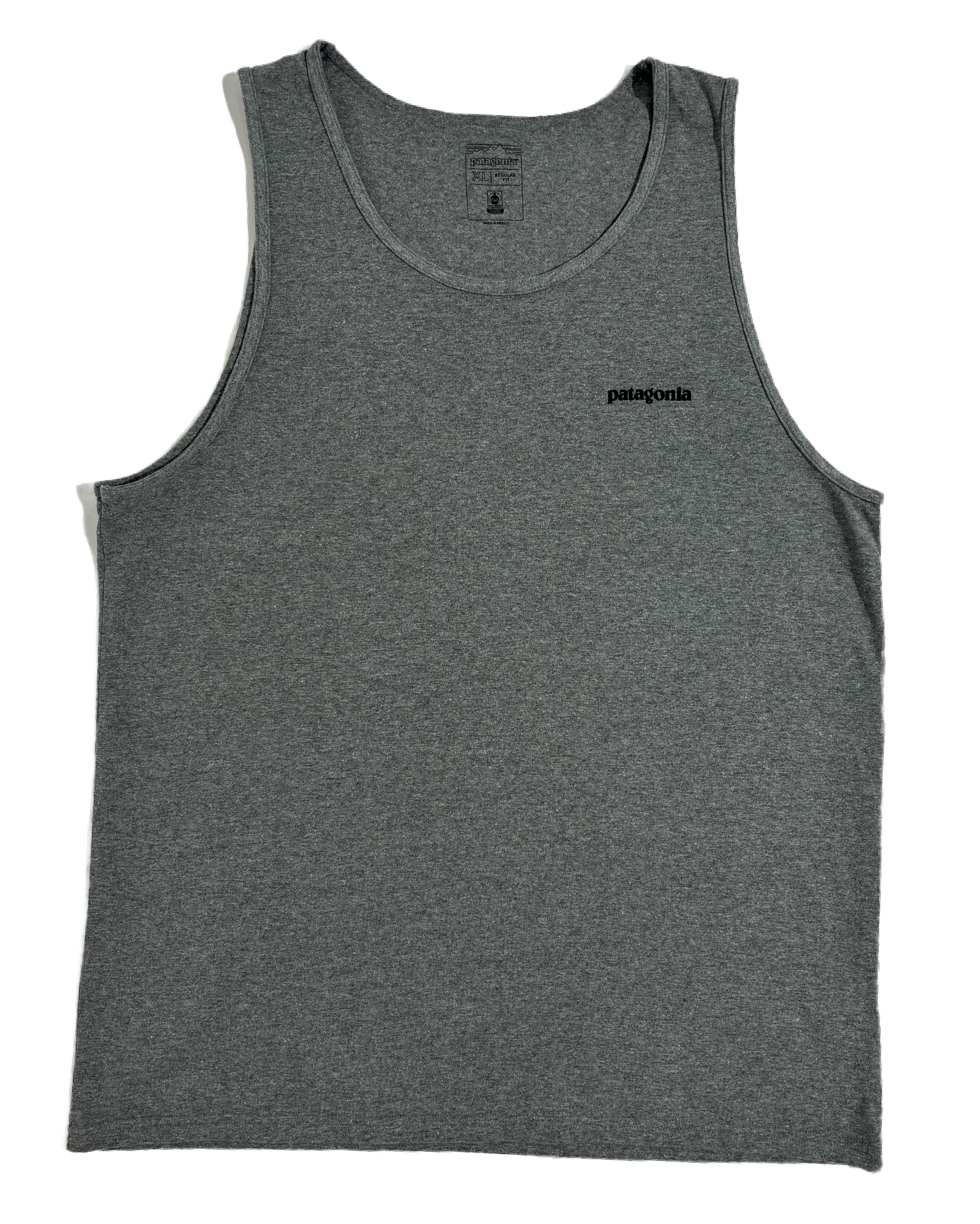 Patagonia Logo No Sleeve Grey Majica Patagonia