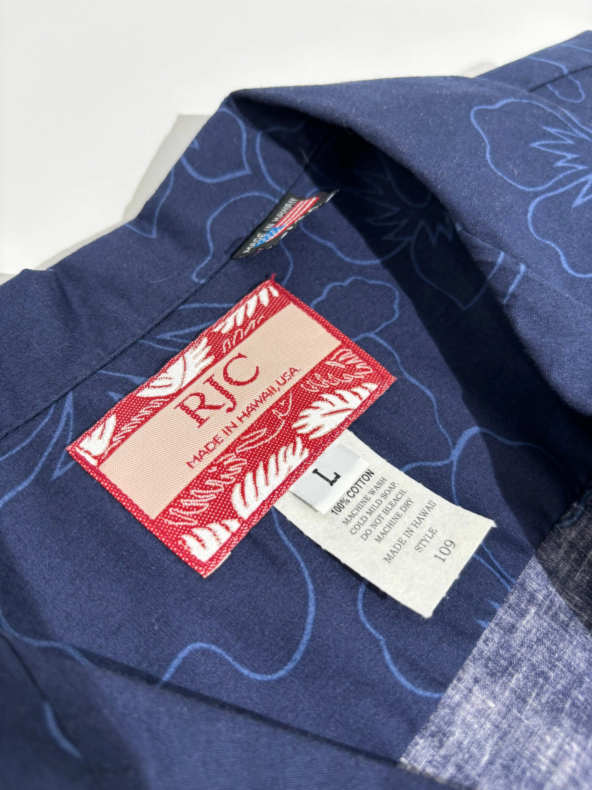 Midnight Palm Beach 90s Hawaiian Košulja HELM:VNTG