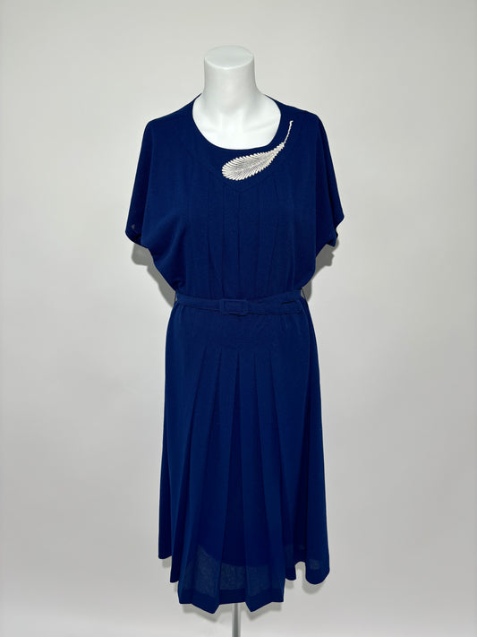 Elegant Night 90s Embroidered Haljina HELM:VNTG