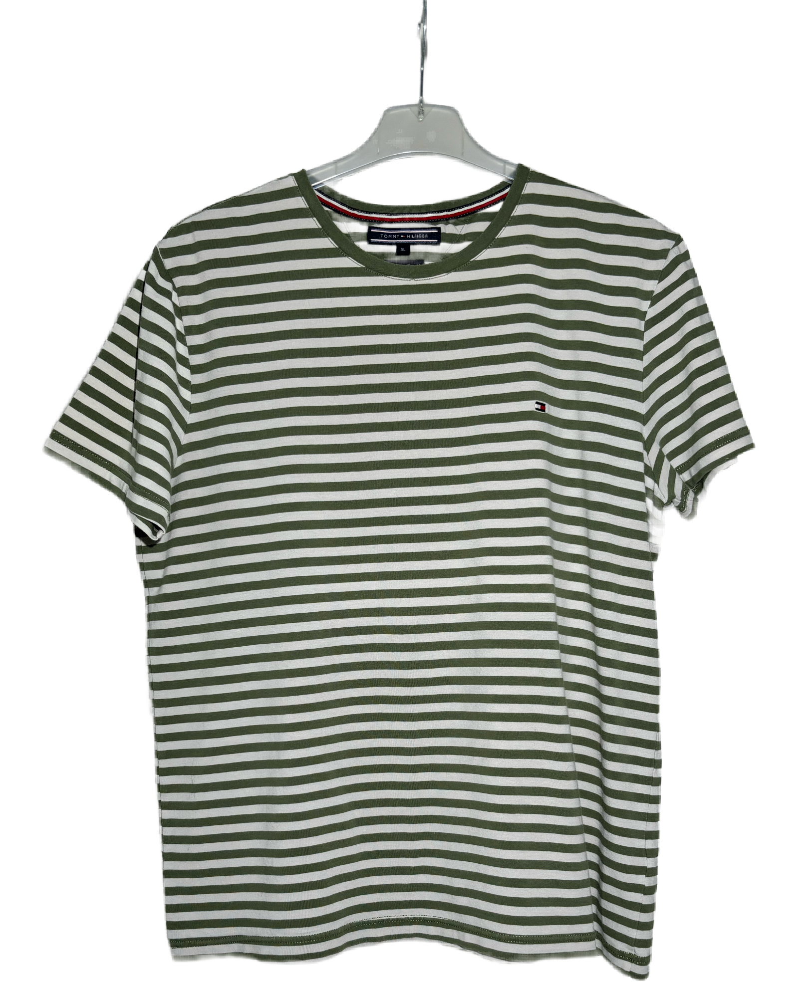 Tommy Hilfiger Olive Striped Majica Tommy Hilfiger