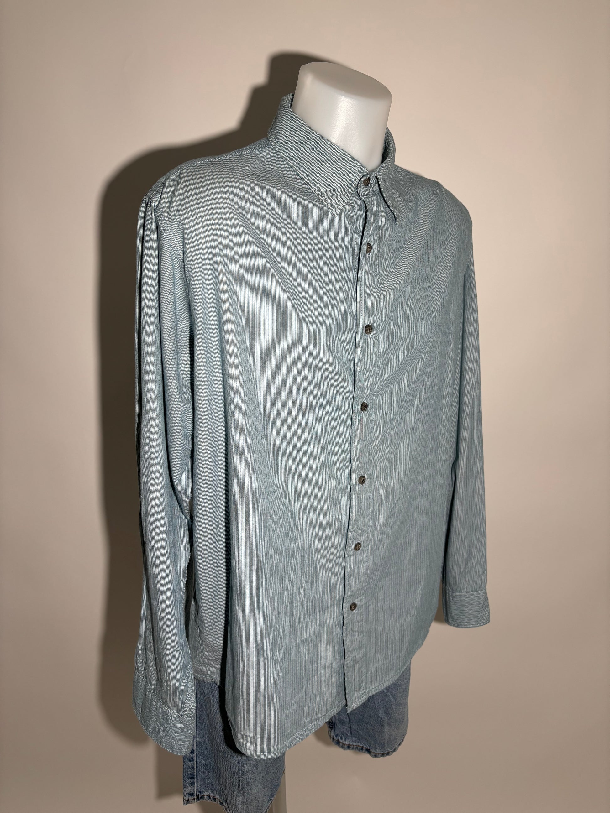 Lee Dungarees Sky Blue Striped Košulja Lee