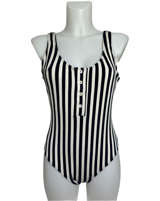 Nautical Stripe 90s Jednodelni Kupaći HELM:VNTG