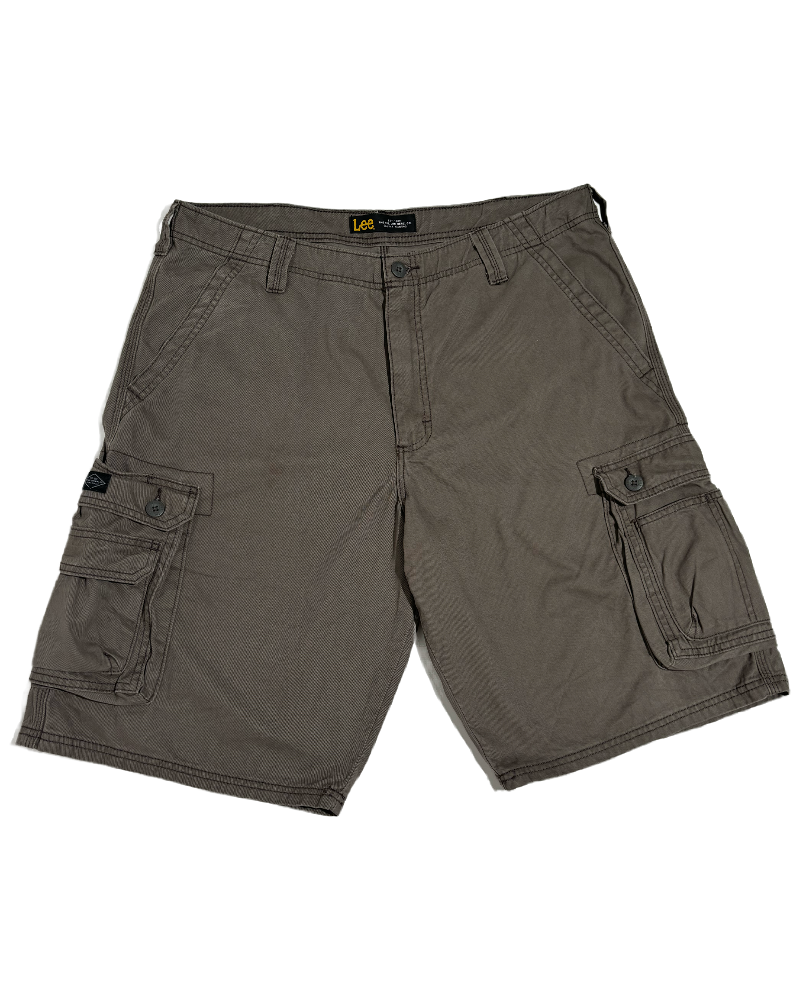 Lee Dark Olive Cargo Bermude