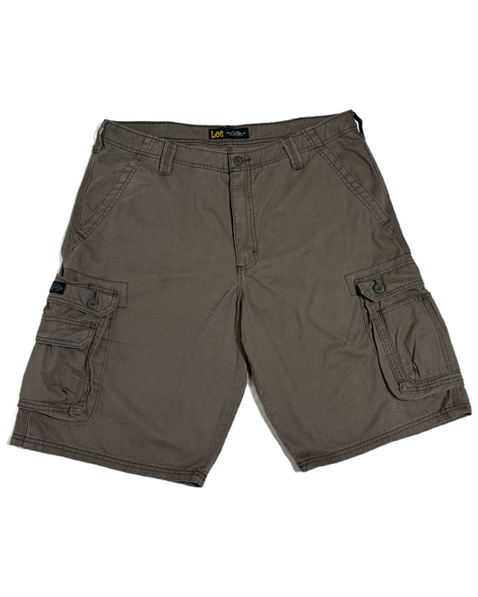 Lee Dark Olive Cargo Bermude